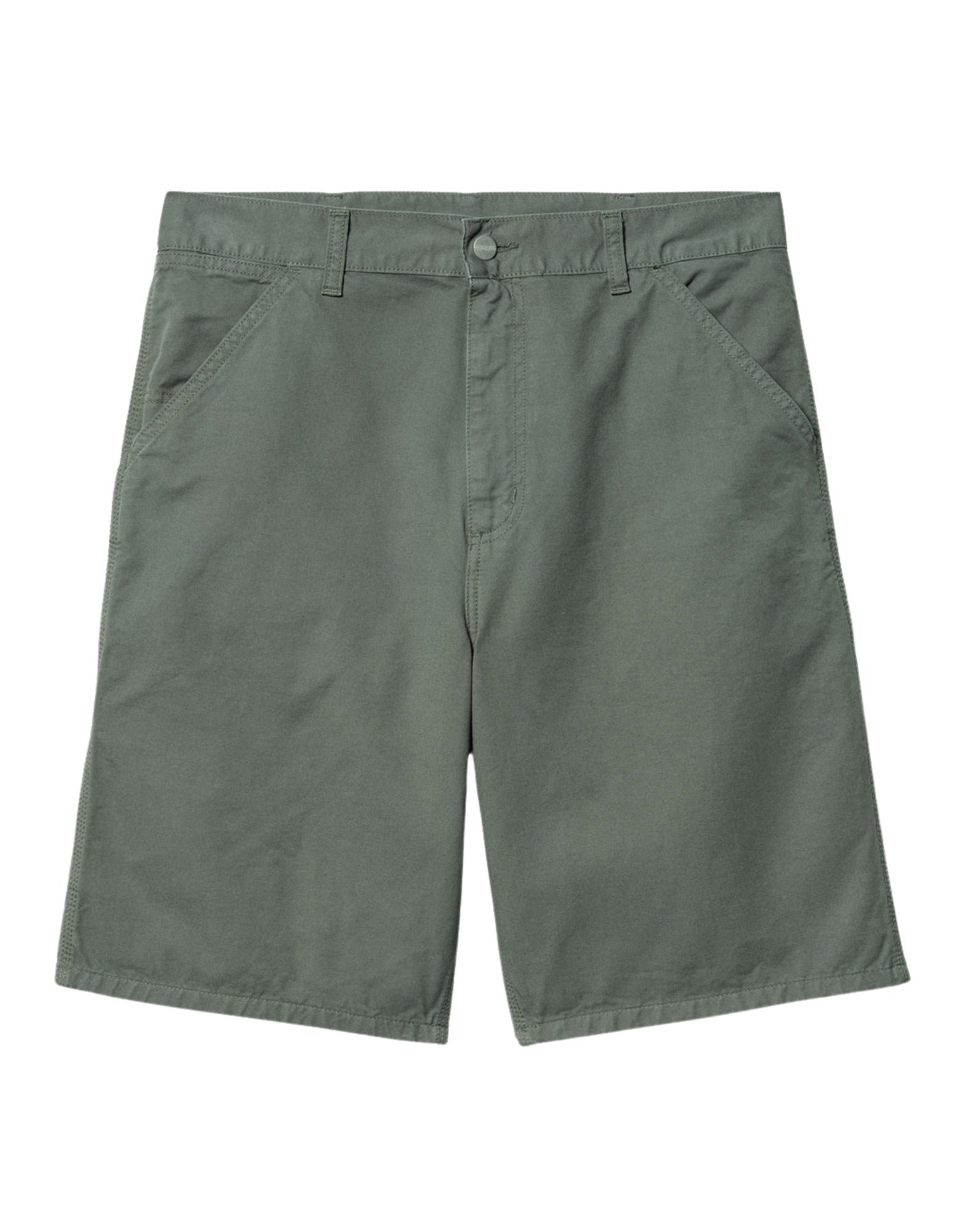 Short man I034797 2M24O SINGLE KNEE SHORT SILVER PINE STONE CANVAS CARHARTT WIP