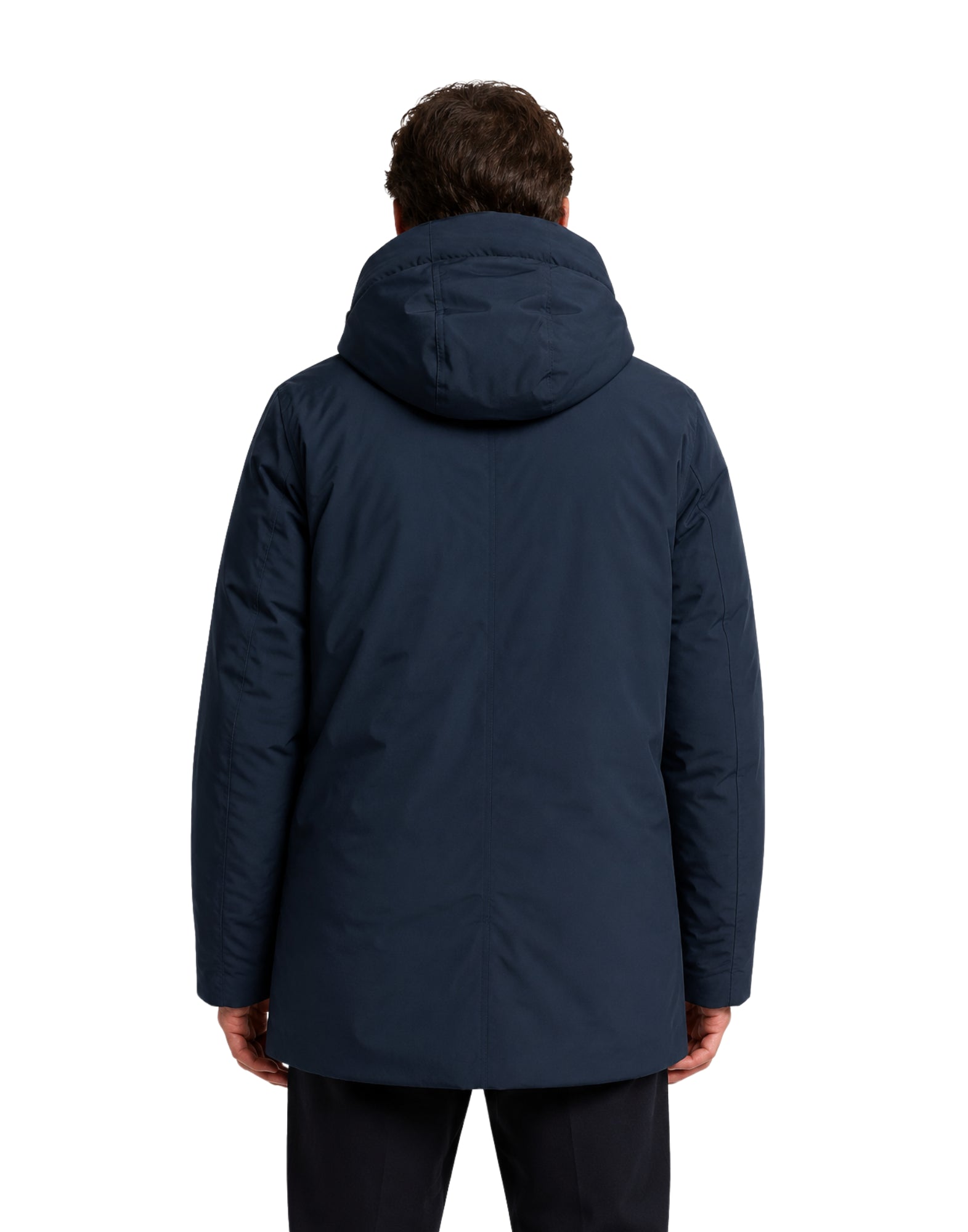 Cloud Parka Melton Blue