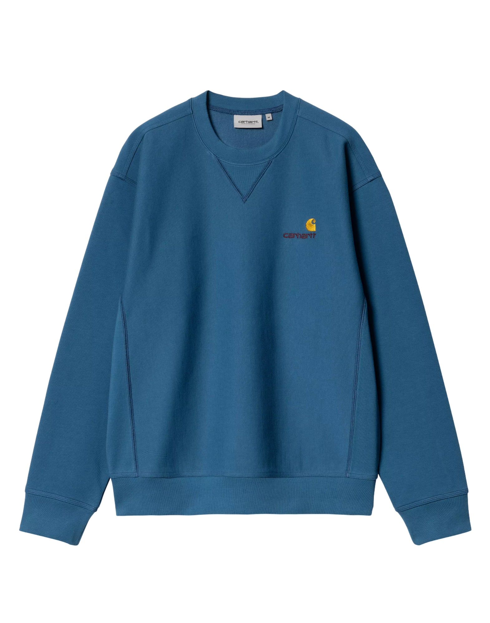 Sweatshirt man I025475 2LZXX AMERICAN SCRIPT SODALITE CARHARTT WIP