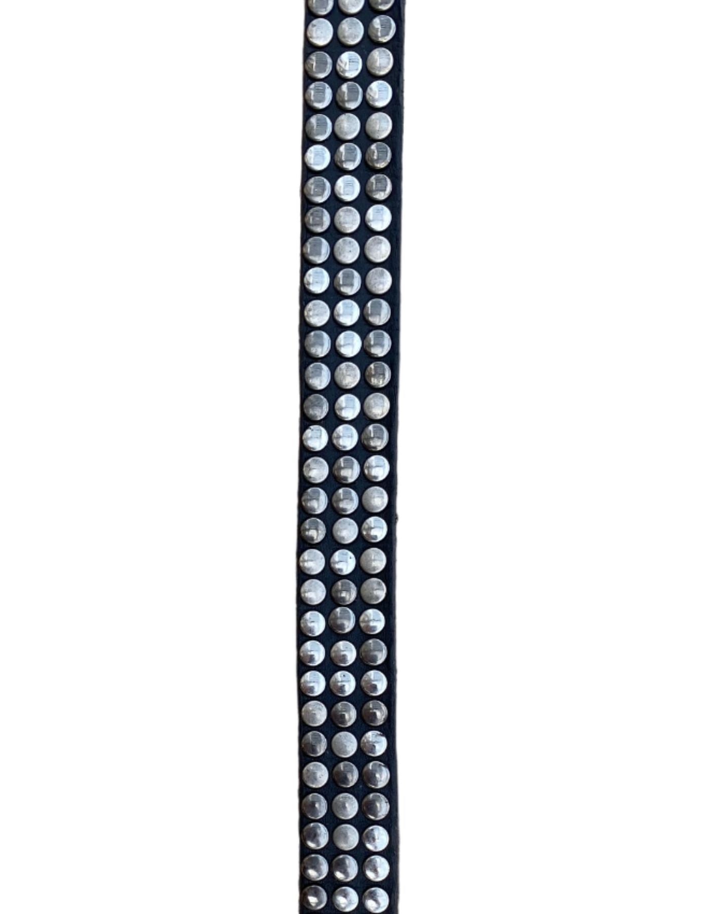 Belt woman 3000 STUDS BELT I028 BLACK HTC