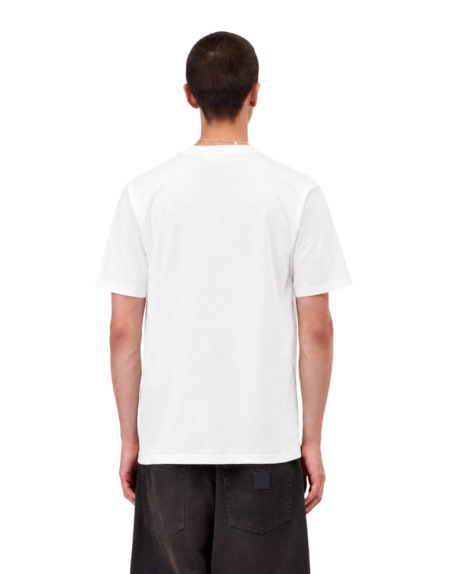S/S Small Heart T-Shirt White/Red