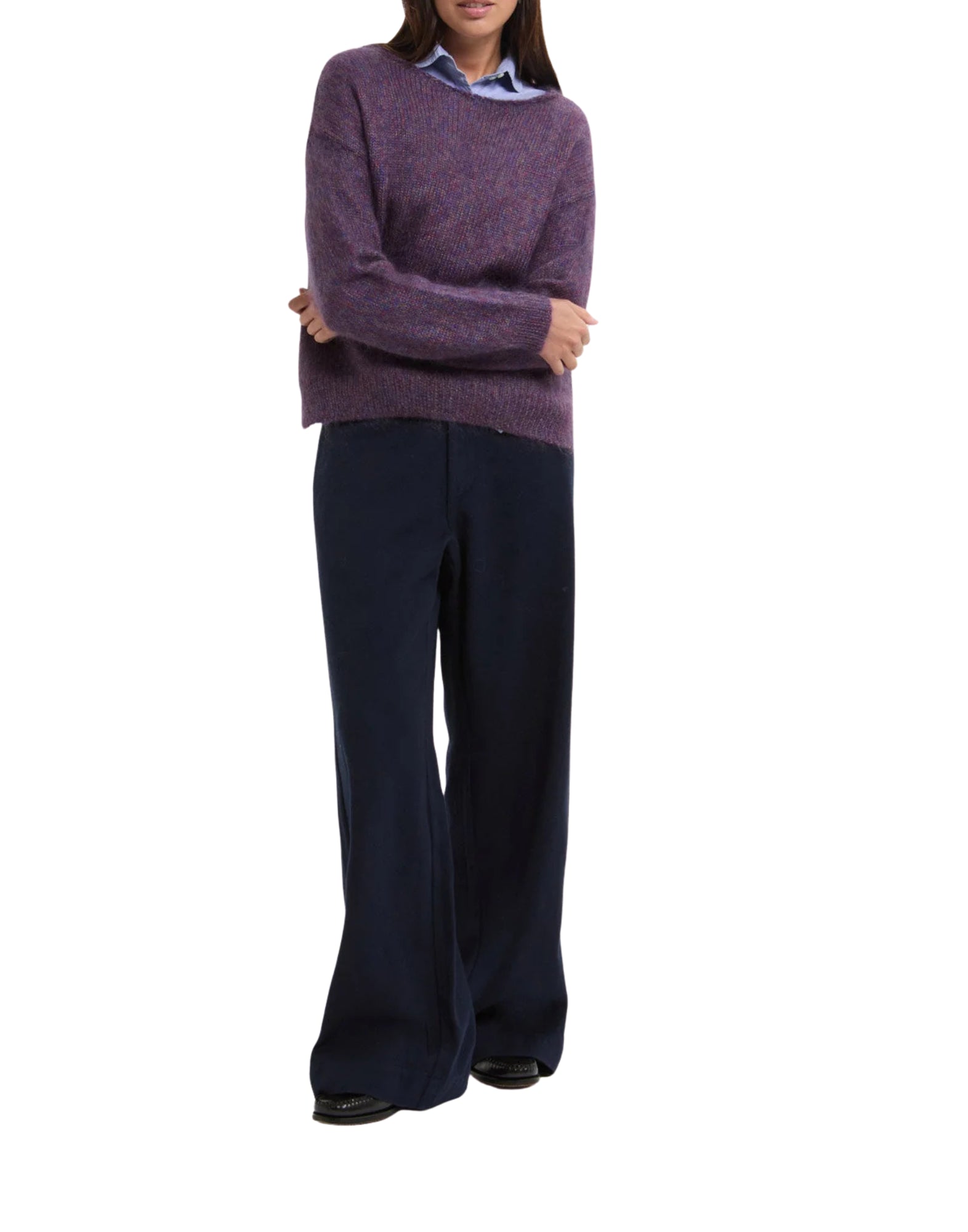 CT24310 83PRP PURPLE PULLOVER - Maglieria - CT PLAGE