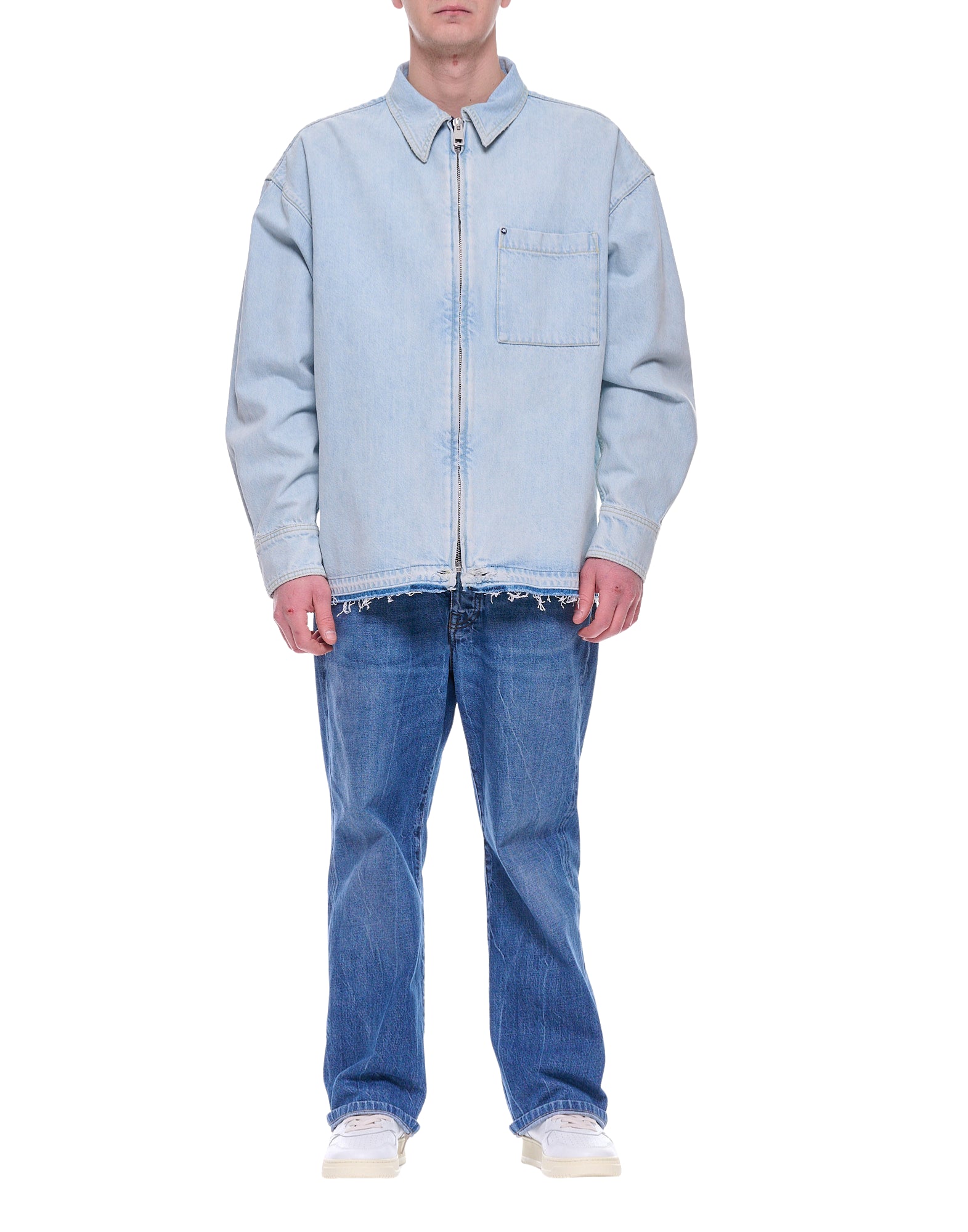 Desmore Men’s Light Blue Denim Overshirt MC025LO01 OVERSHIRT LIGHT BLUE