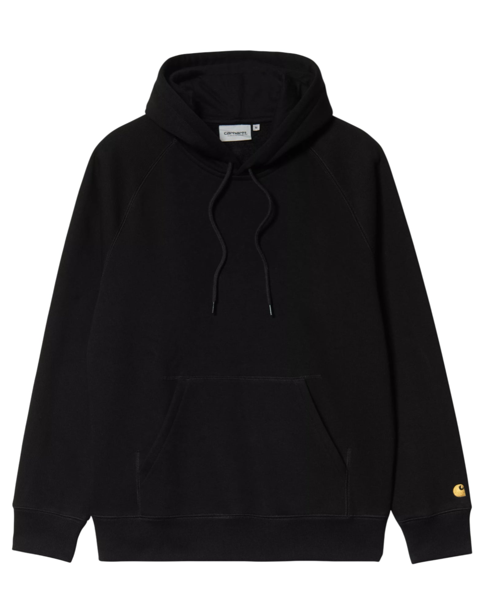 Hoodie man I033661 00FXX HOODED CHASE BLACK CARHARTT WIP