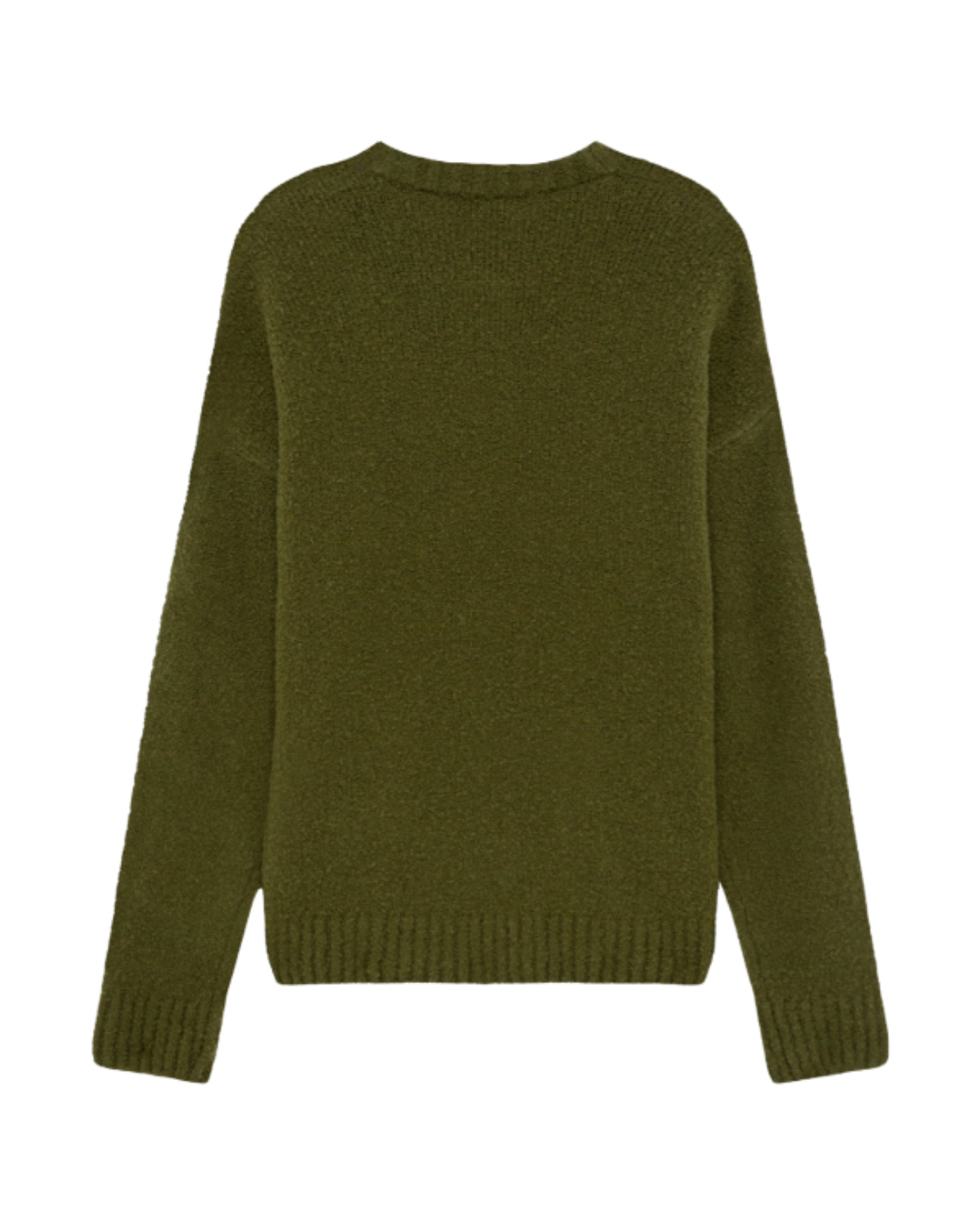 CN37 C0514 ACID GREEN CREW NECK SWEATER - Maglieria - Amish