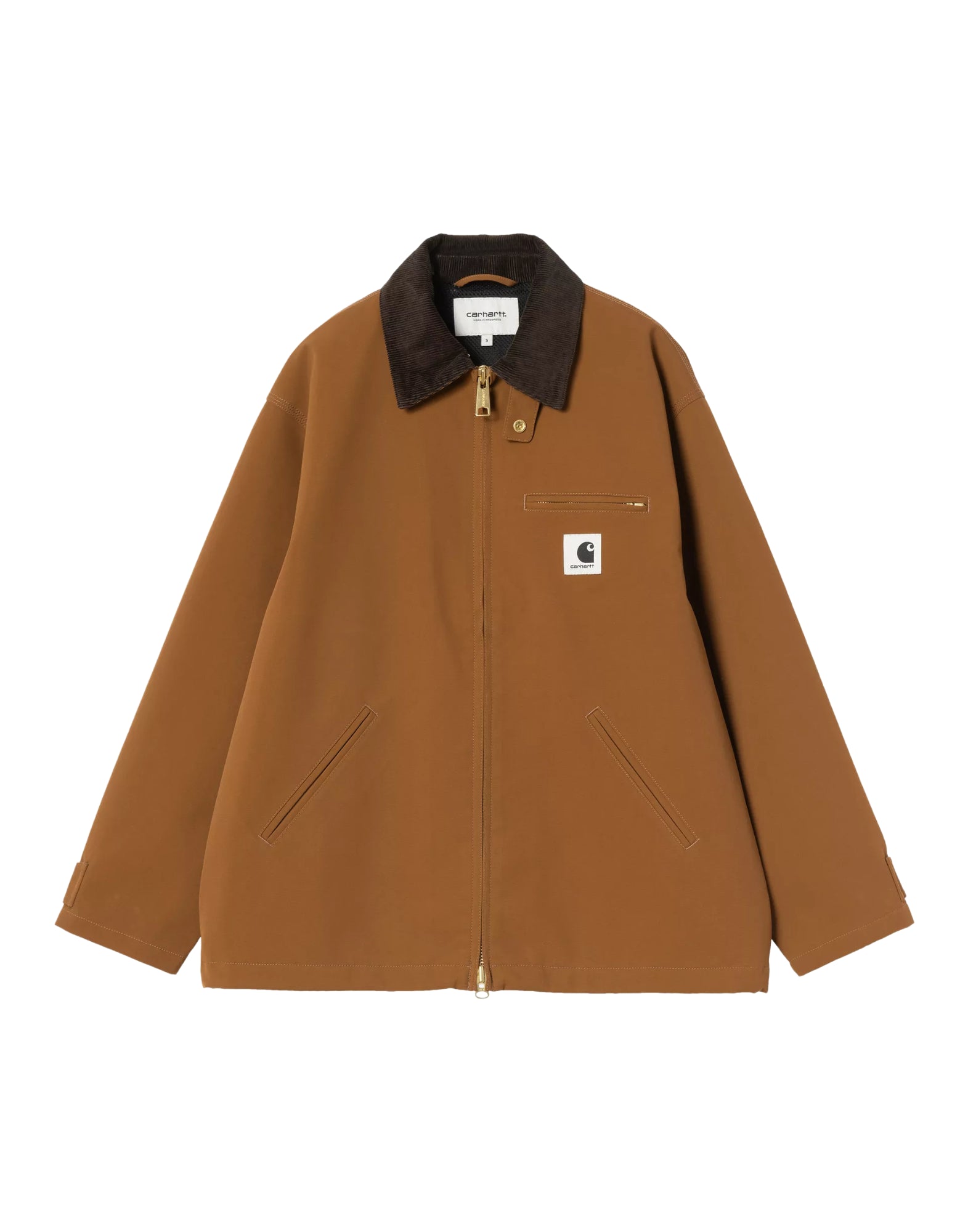 Carhartt WIP W’ Clark Jacket Women’s Cotton Dearborn Canvas Brown I036144 00S.XX