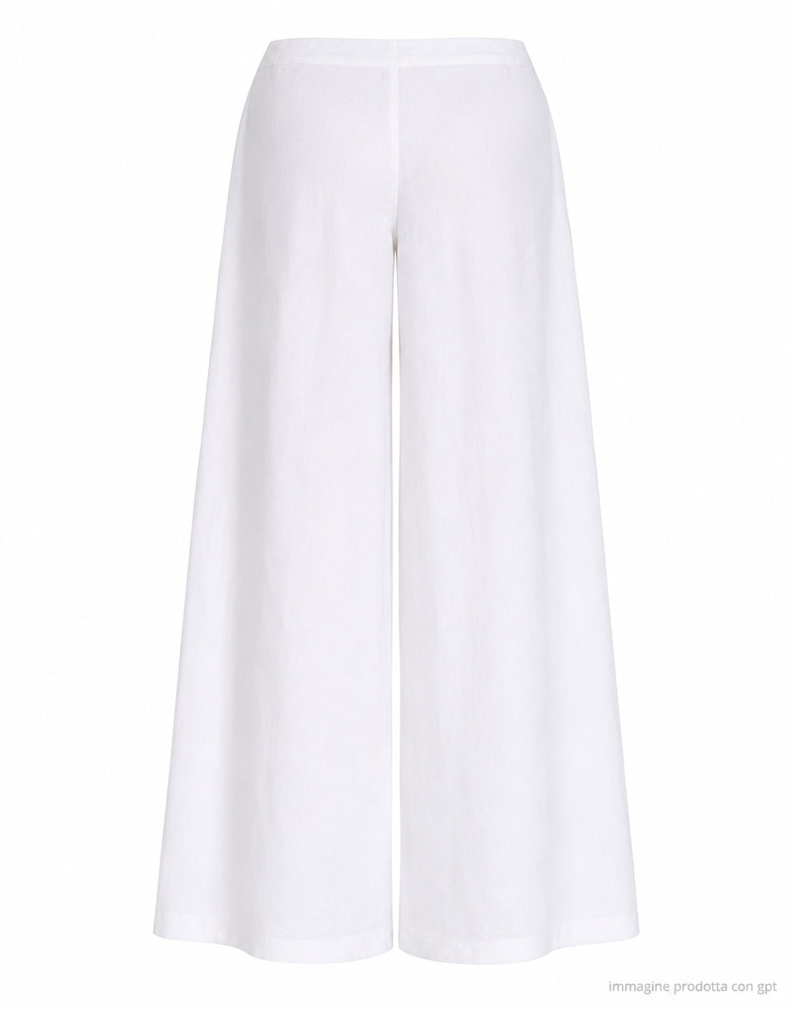Hira Women’s White Linen Trousers W310 001