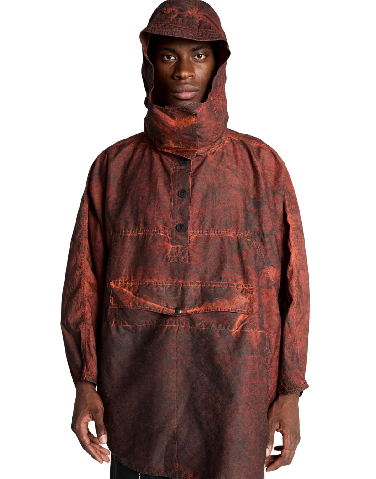 Origine de la ligne Scirocco Cape Etna en Batavia finition résine – Vêtements de travail en chanvre teints en pièce fabriqués en Italie MANTELLA SCIROCCO ETNA
