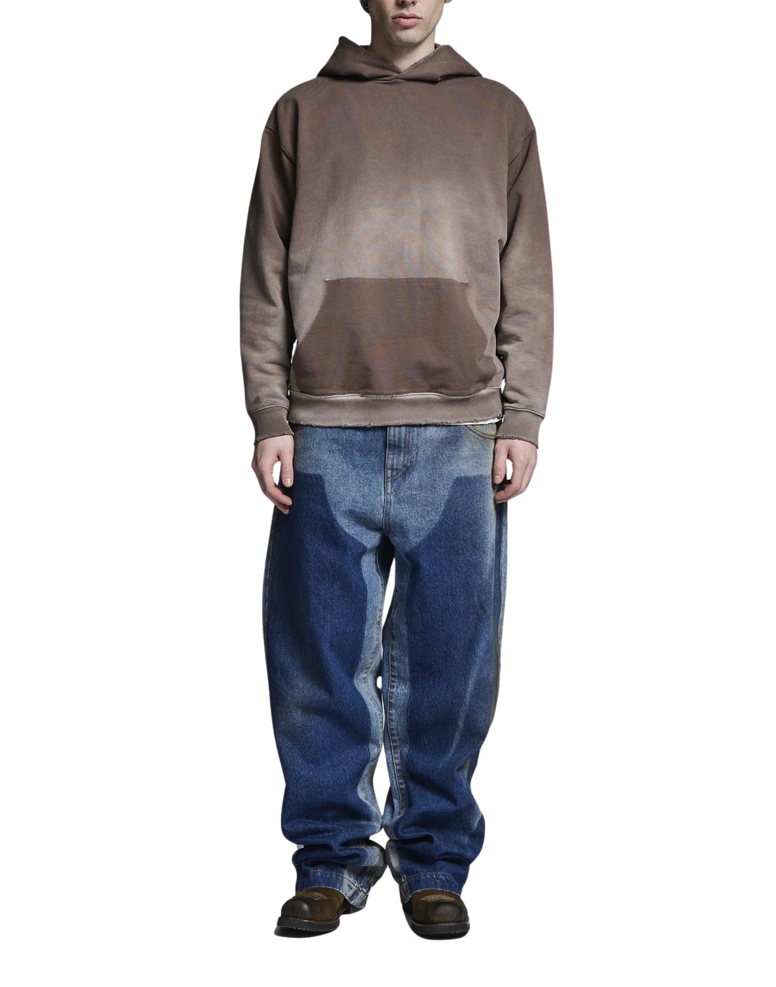 SANTI BROWN HOODIE GALLERIA - FELPA - PAURA