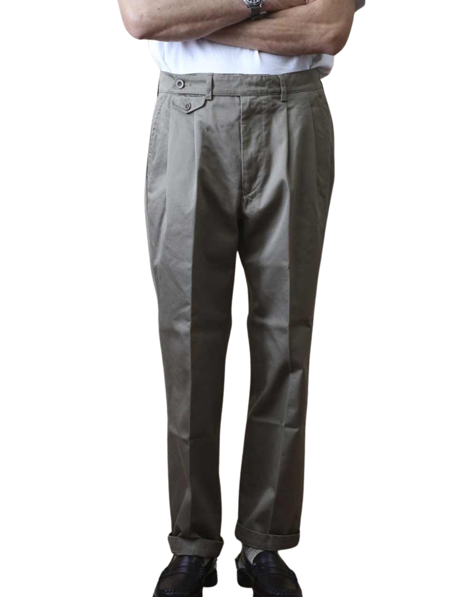 ENFIELD 121 KHAKI - Pantaloni - East Harbour Surplus