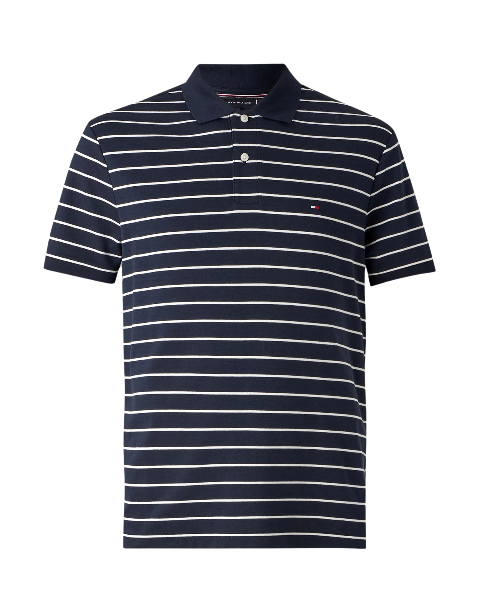 Polo Man MW0MW39994 0A7 Flüssige Baumwollpolo -Wüstenhimmel TOMMY HILFIGER