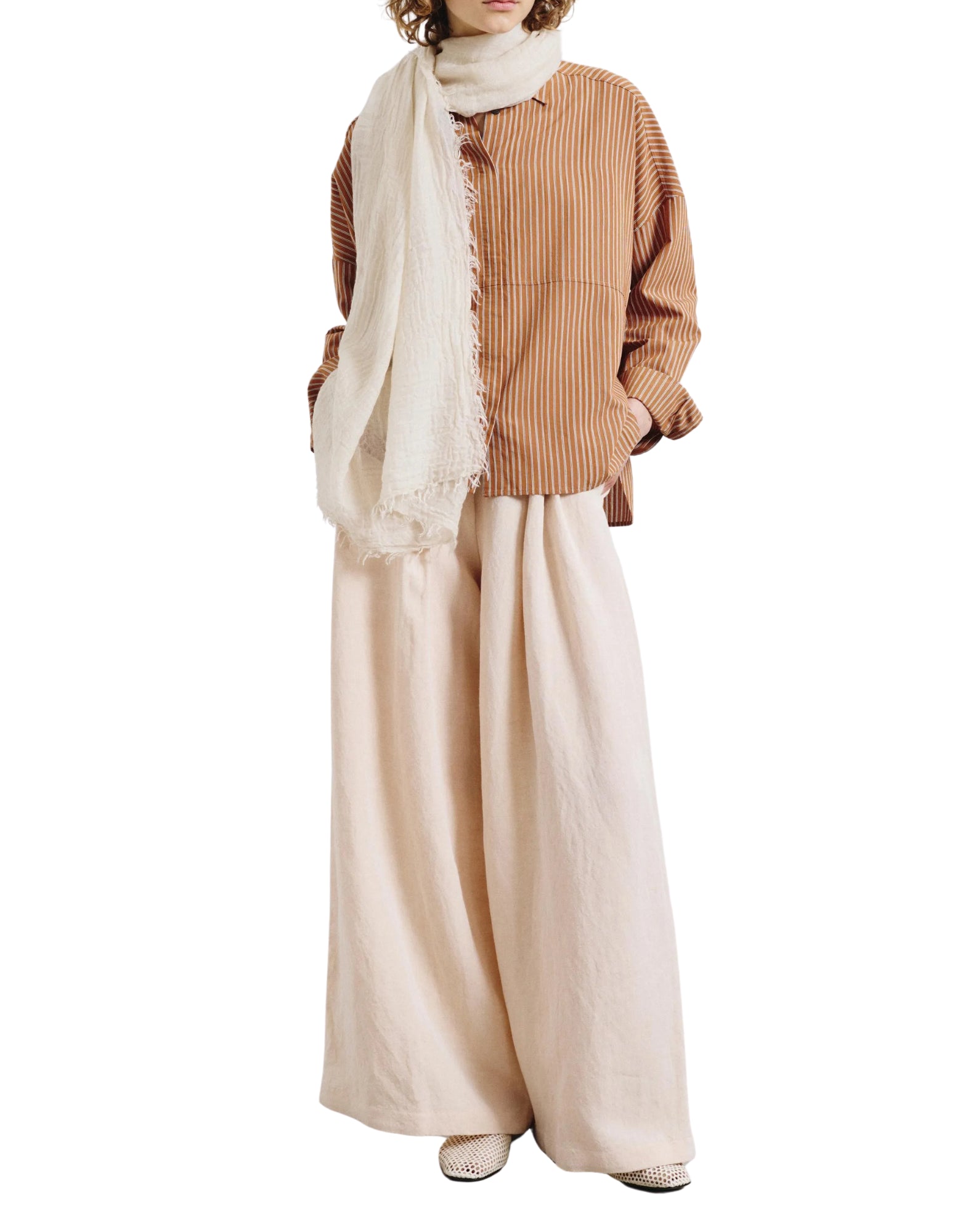 Pomandère Striped Technical Viscose Shirt Women’s 9455 19028 420