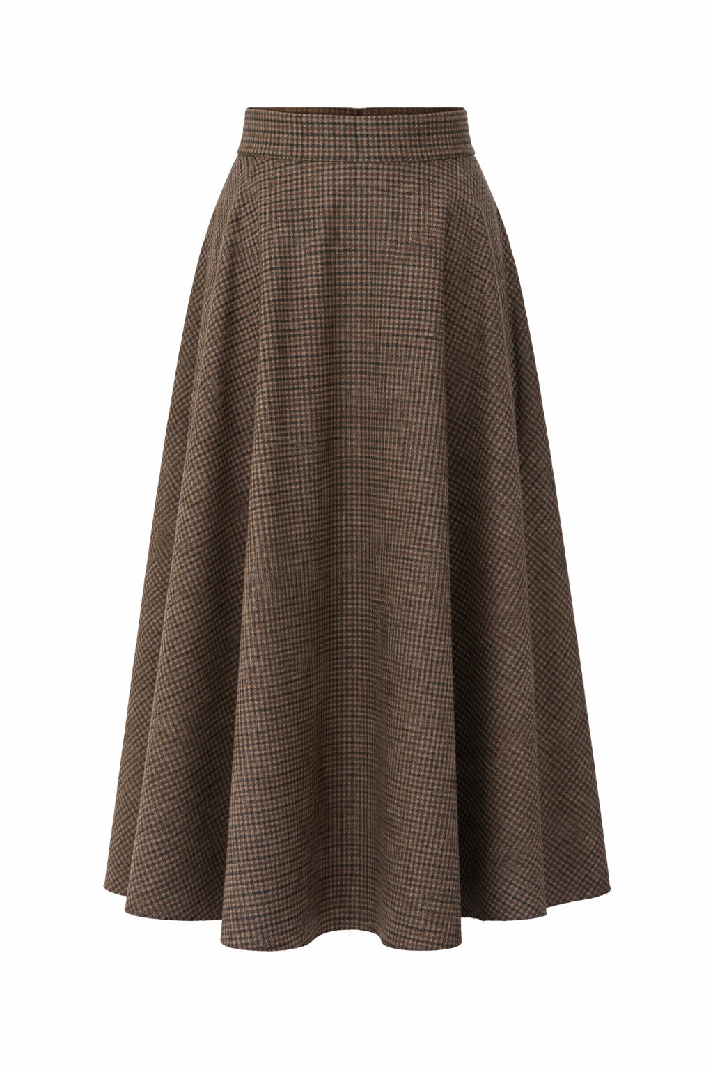 KAT01-T.V  T10 CH-BLK SKIRT - Gonne - NINE:INTHE:MORNING