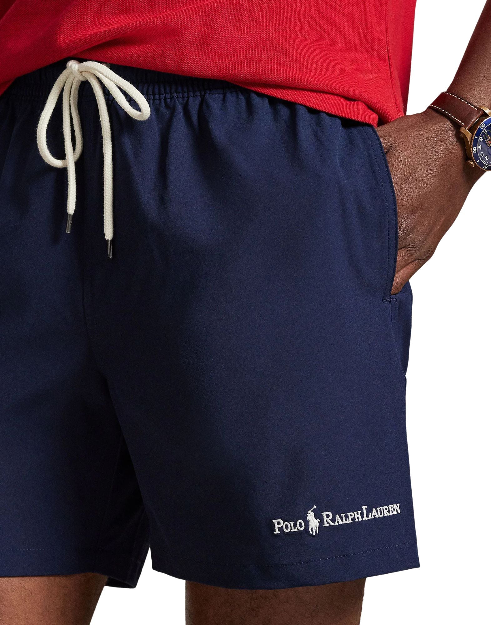 Polo Ralph Lauren 5.75-Inch Traveler Classic Swim Trunk Cruise Navy Men’s 710P07272502 CLASSIC BLUE