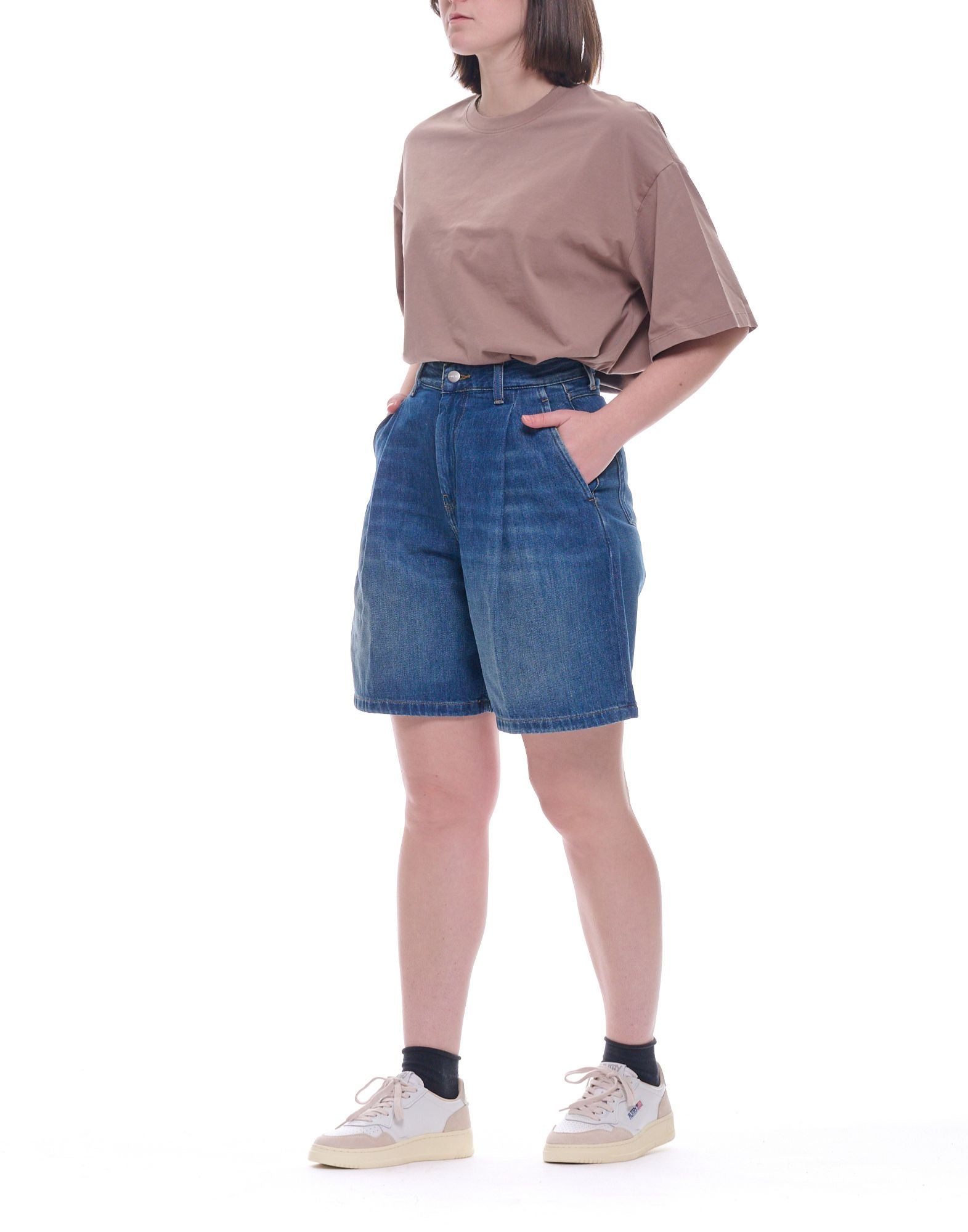 Carhartt WIP W’ Alta Short Women Denim Blue Dark used wash I033345 014L