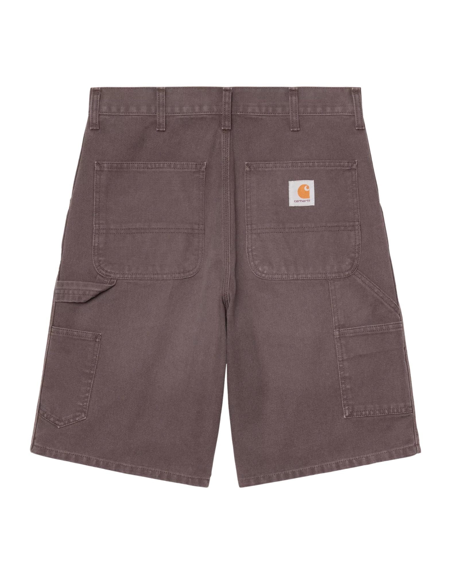 Carhartt WIP Single Knee Short Shale Stone Canvas Organic Cotton Men’s I034797 3IS4O