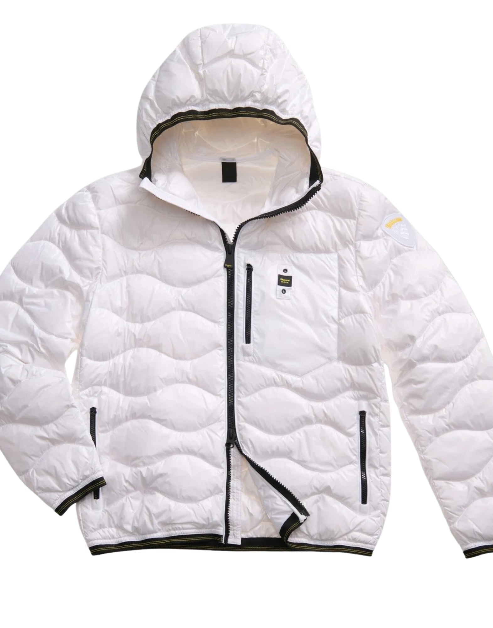 25WBLUC03074 06355 100 Weiß - Giacche - Blauer