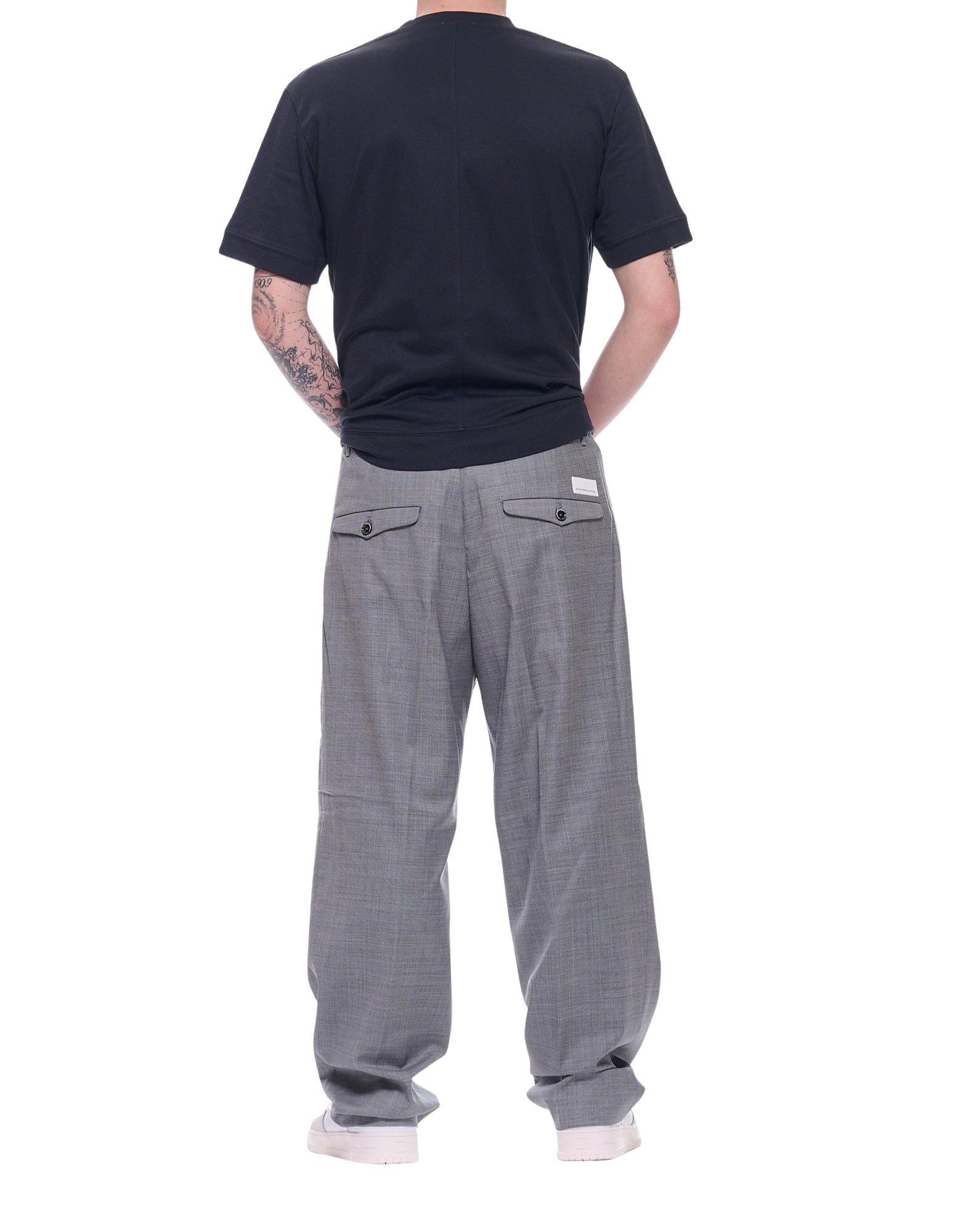 Nine in the Morning Kai Baggy Men’s Wool Pants Iron KAI34 V19 IRON