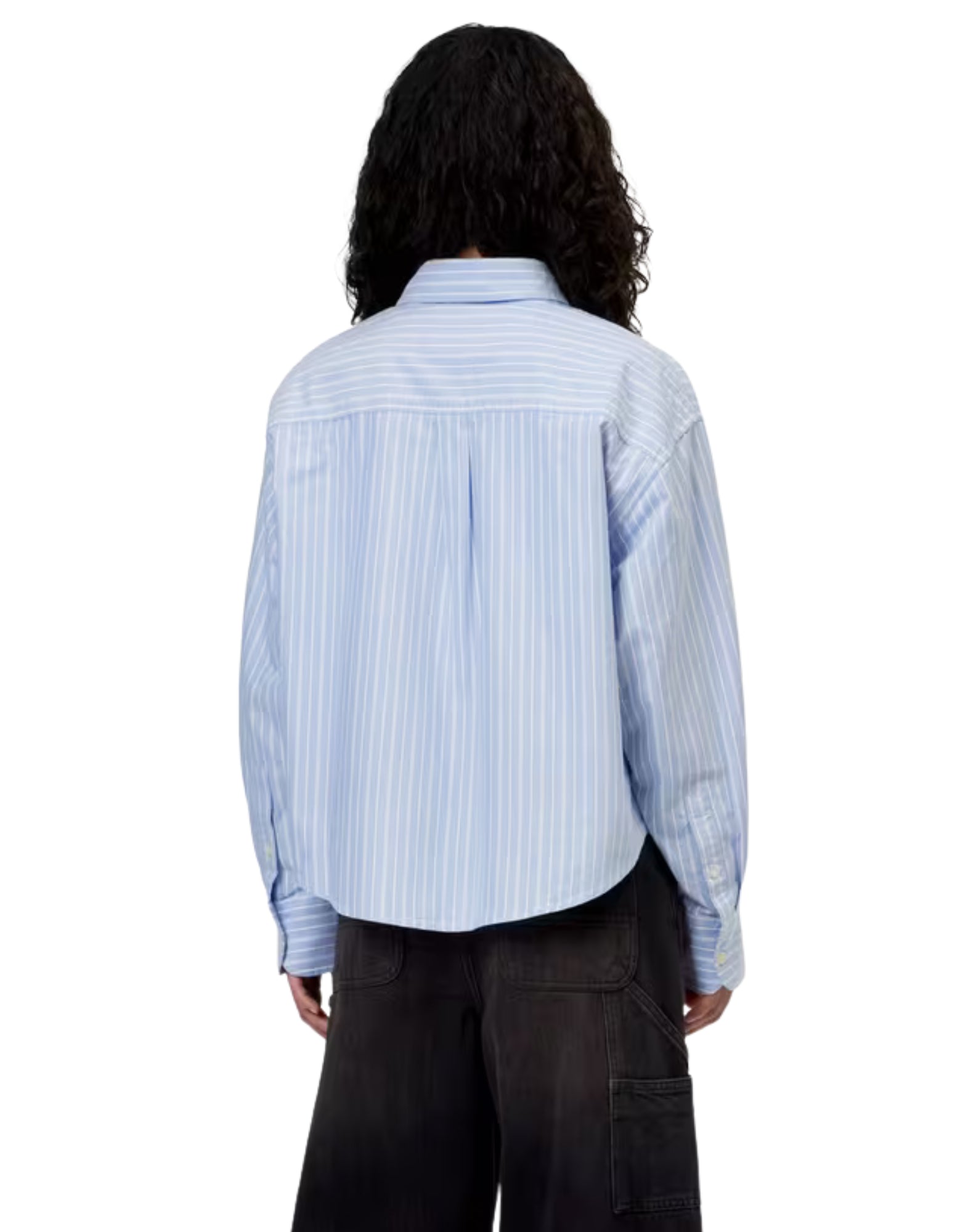 Camisa L/S Kanan, estampado de rayas Kanan, color Bleach