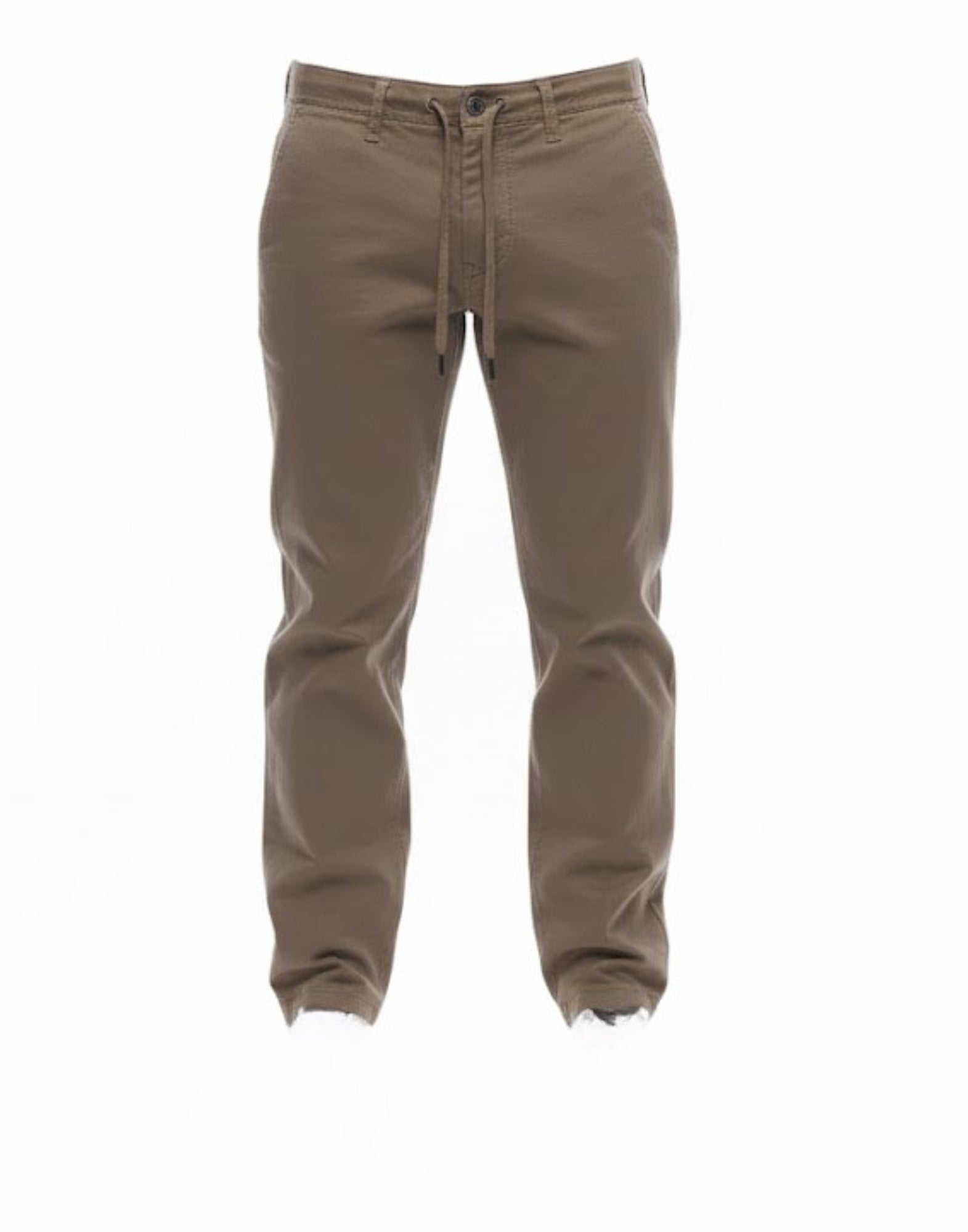 Live Concept Herren Khaki Slim Tapered Baumwollhose G26 05 27 KHAKI-HOSE