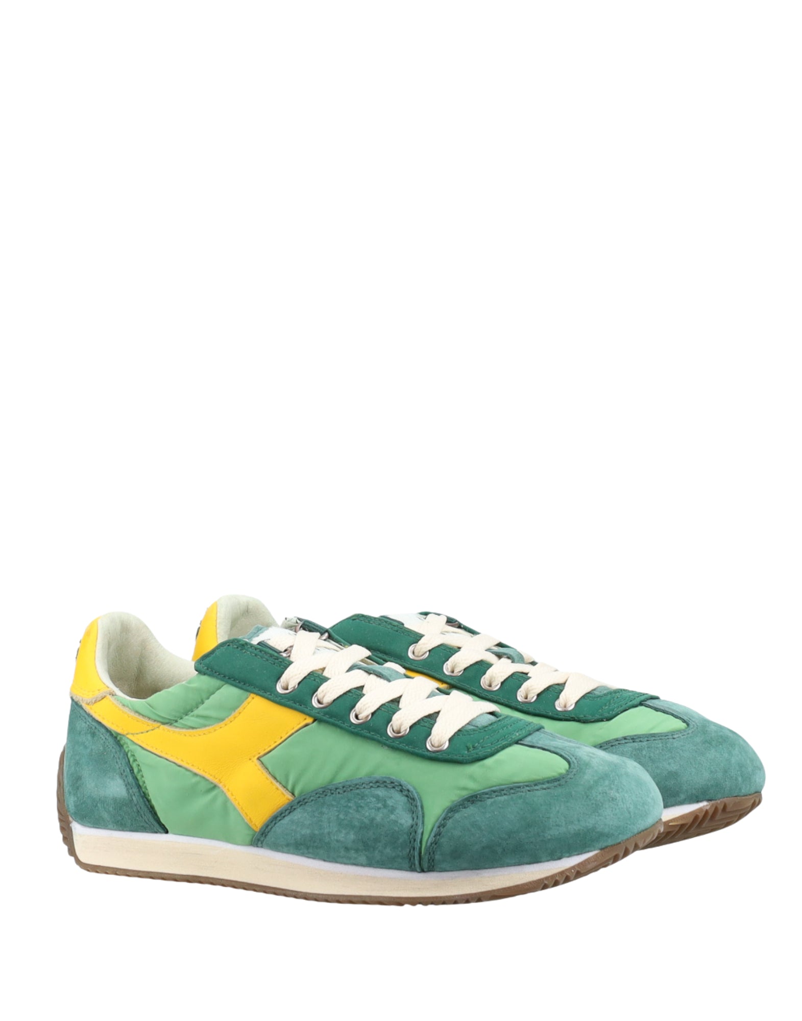Diadora Equipe Vela SW Nylon & Suede Sneakers Green Shamrock – Man’s 201.182806 01 70289 MAN