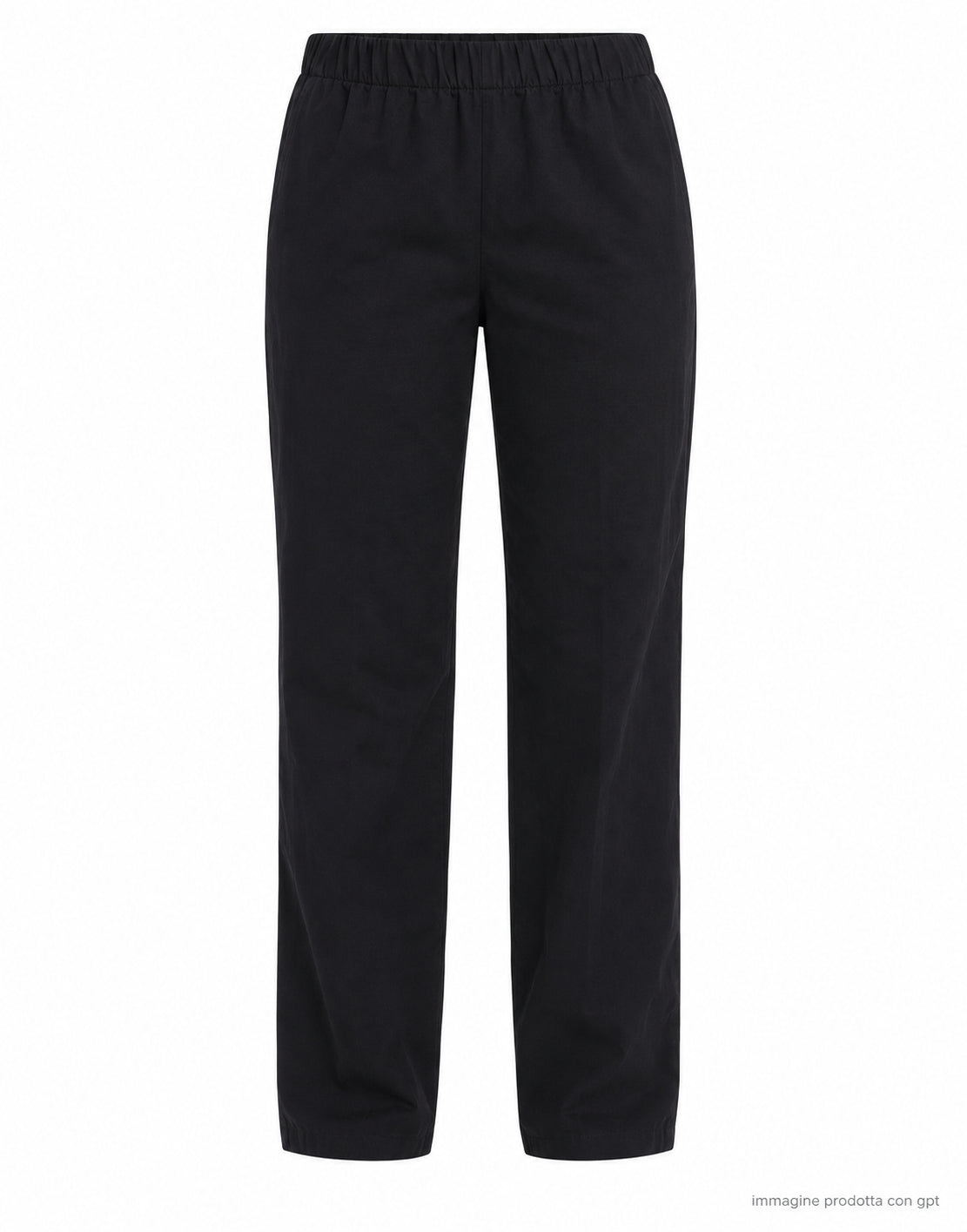 Pomandère Women’s Black Cotton Chino Pants 7152 21618 999