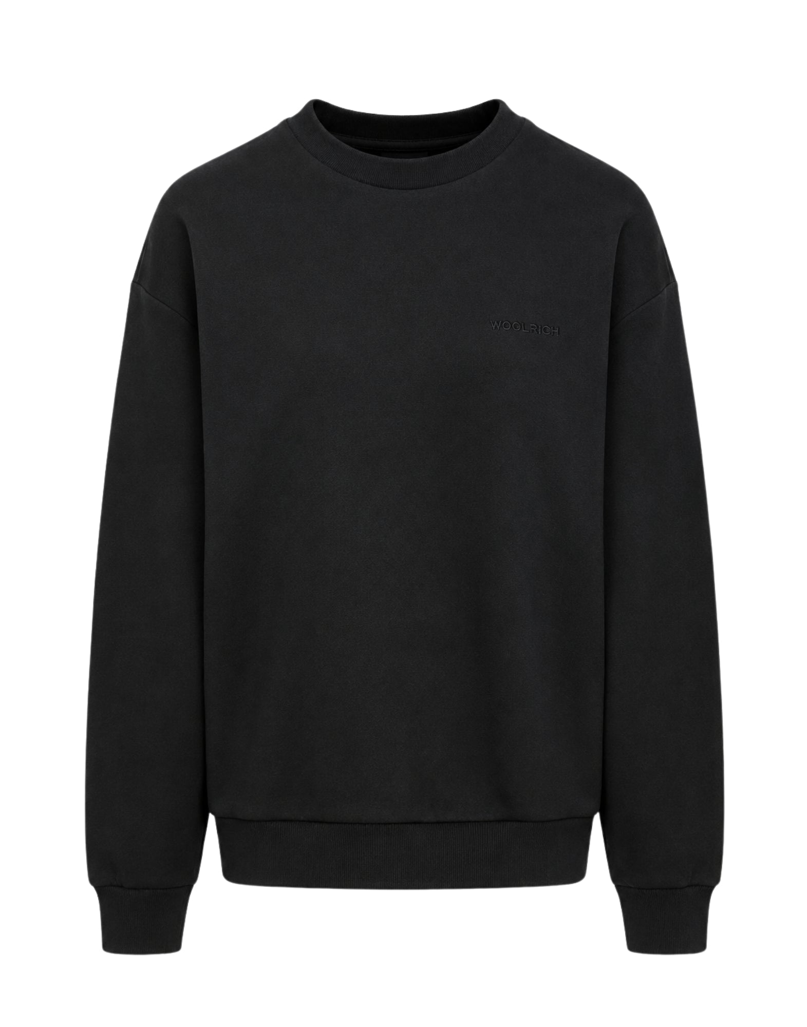 Logo interlock crewneck Black