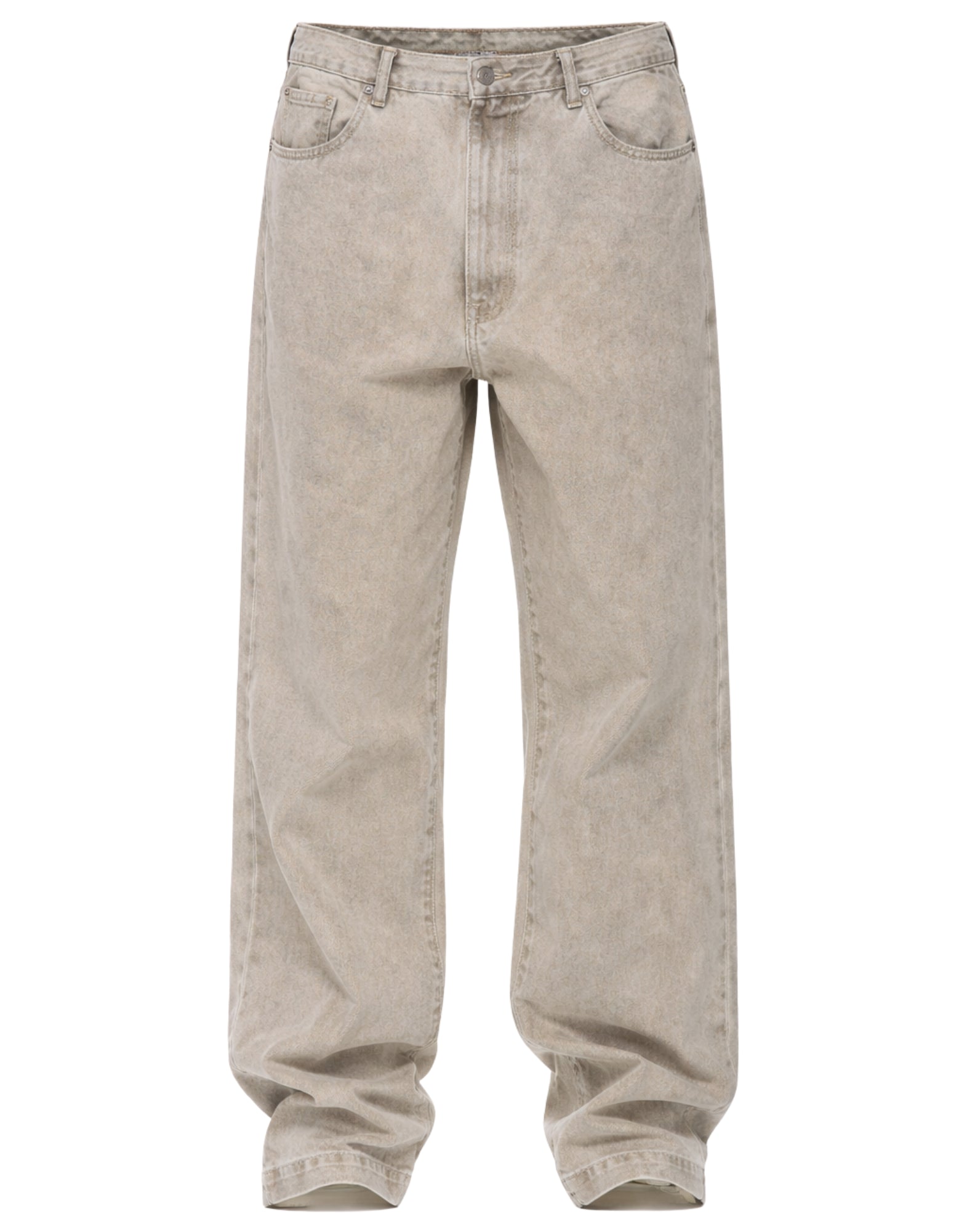 Desmore Heavy Canvas byxor för män i Beige MC025PO03 OVER HEAVY CANVAS