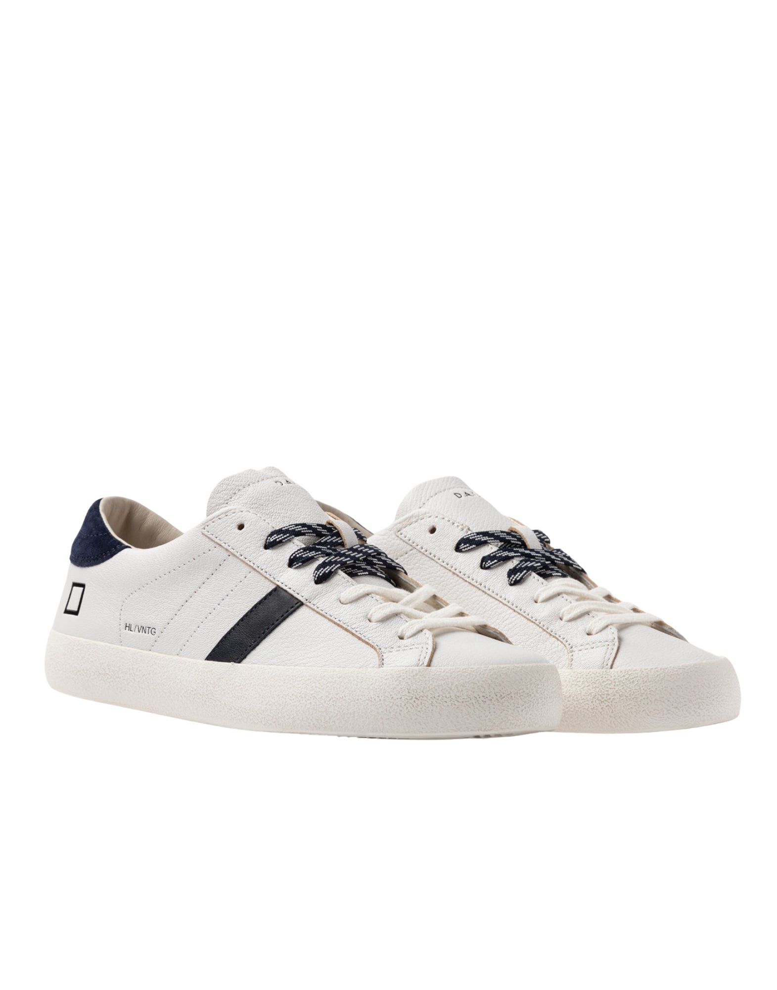 D.A.T.E. Hill Low Men’s Sneakers Natural White Blue M441-HL-NT-WL