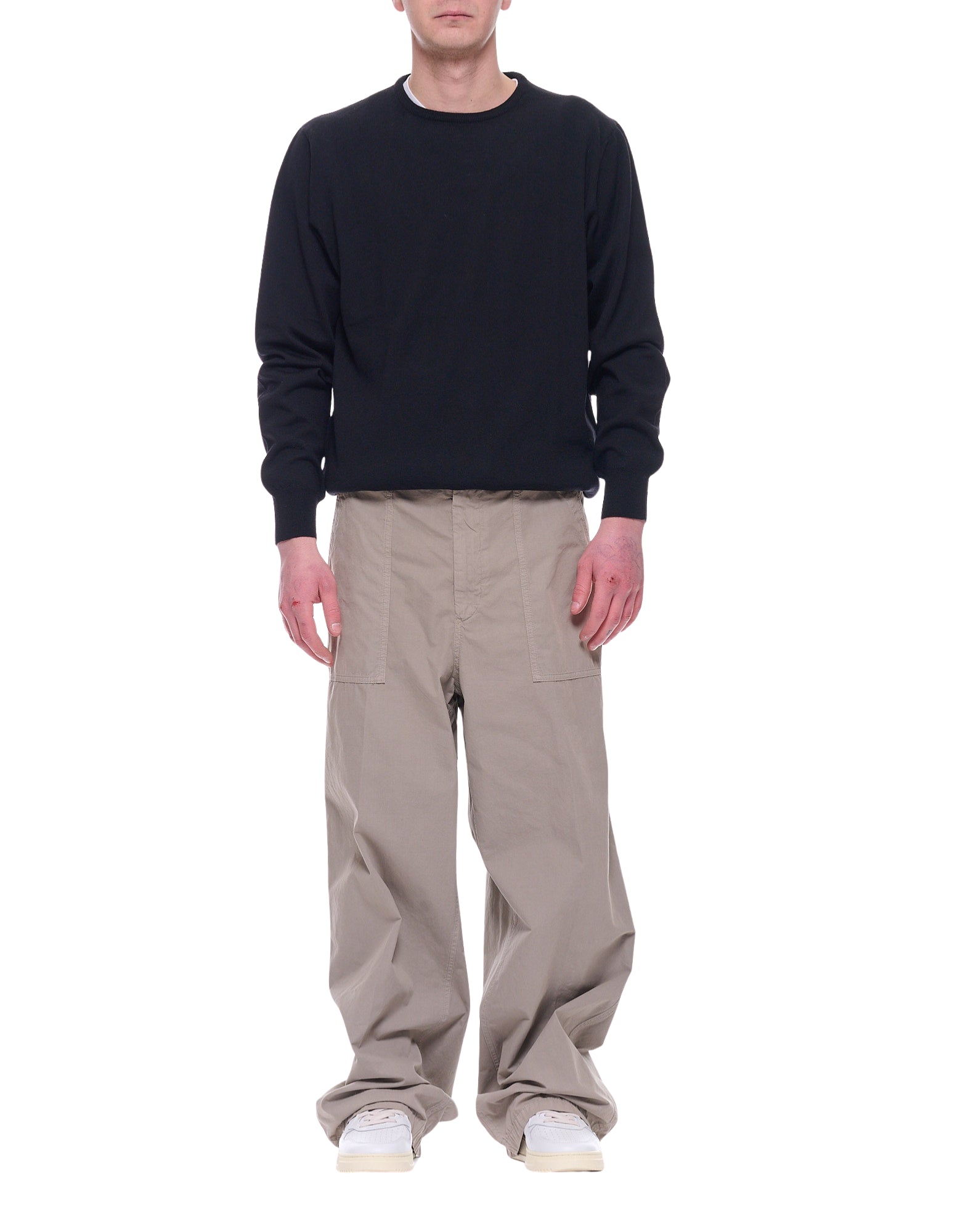 Cellar Door Sasha Men’s Wide Leg Trousers in Beige SASHA VF672