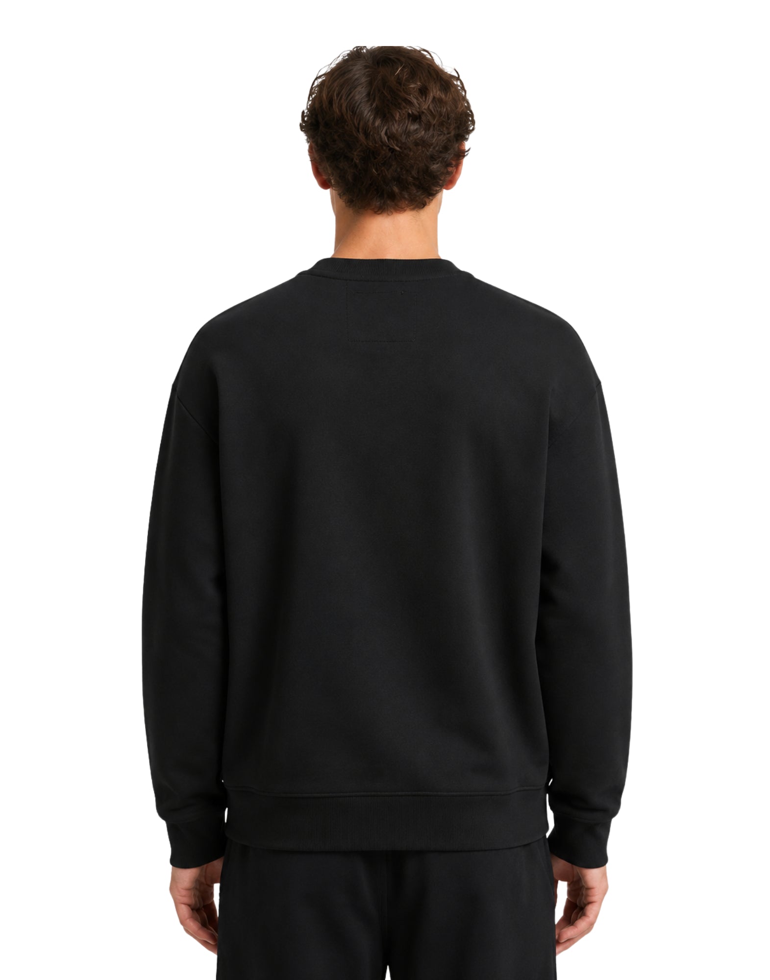 Logo interlock crewneck Black