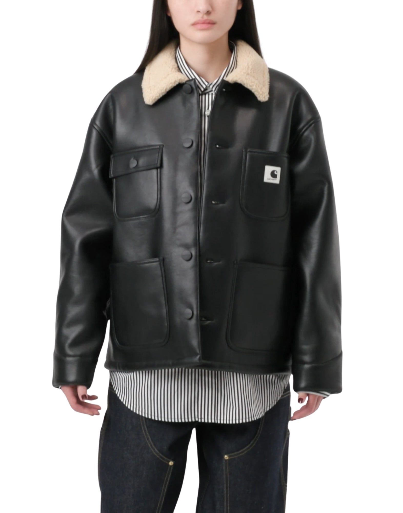I035975 1LMXX BLACK MICHIGAN COAT - giacca - CARHARTT WIP