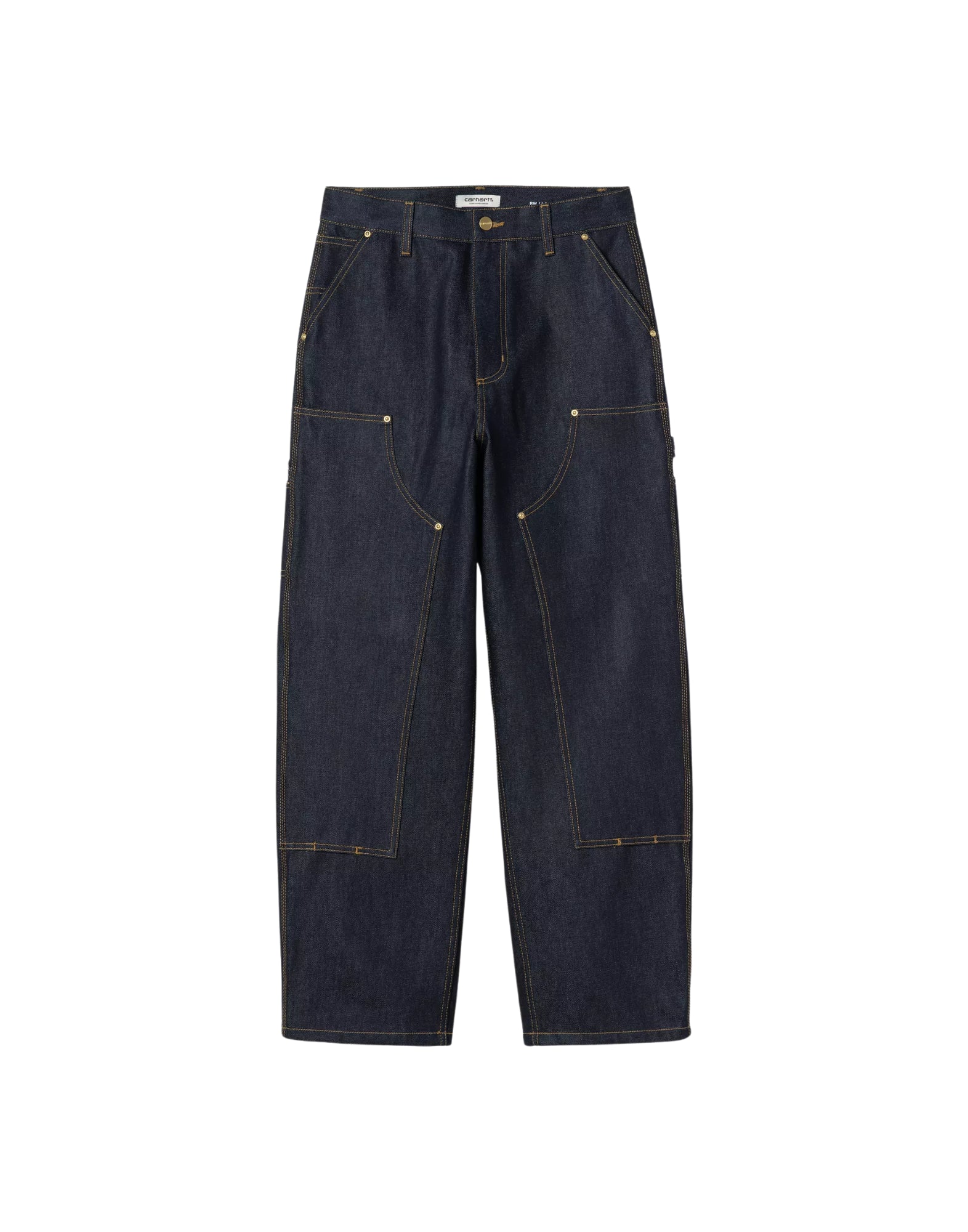 I036323 01B7 BLUE SMITH GRIND WASH - Pantaloni - CARHARTT WIP