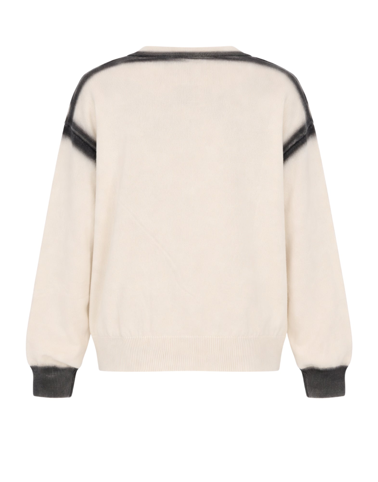 Atomofactory Men’s Ivory Cardigan with Contrast Trim PE25AFU51 AVORIO