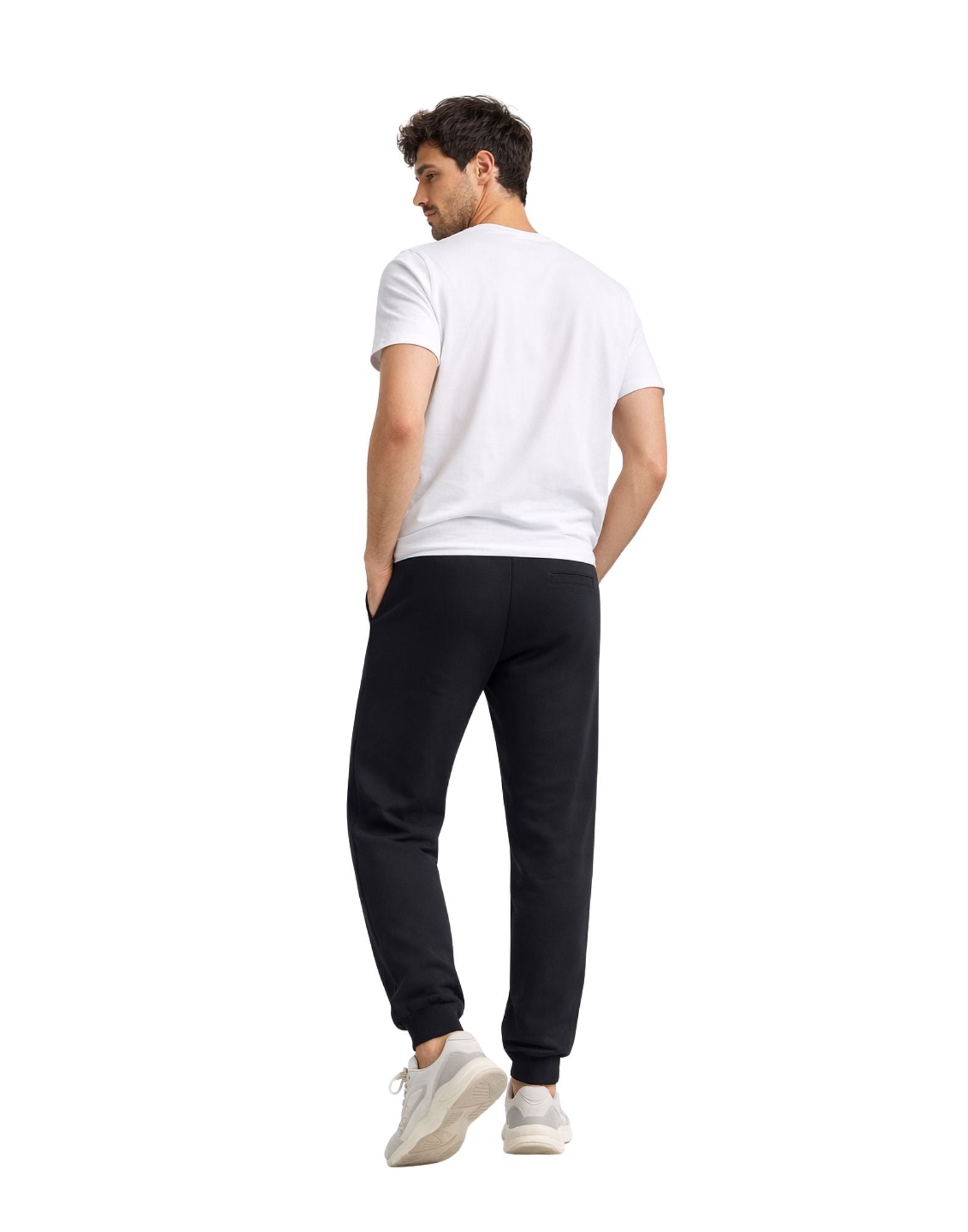 SUNS Alessandro Tag Trousers in Technical Cotton Black for Men PFS61002U V3 BLACK