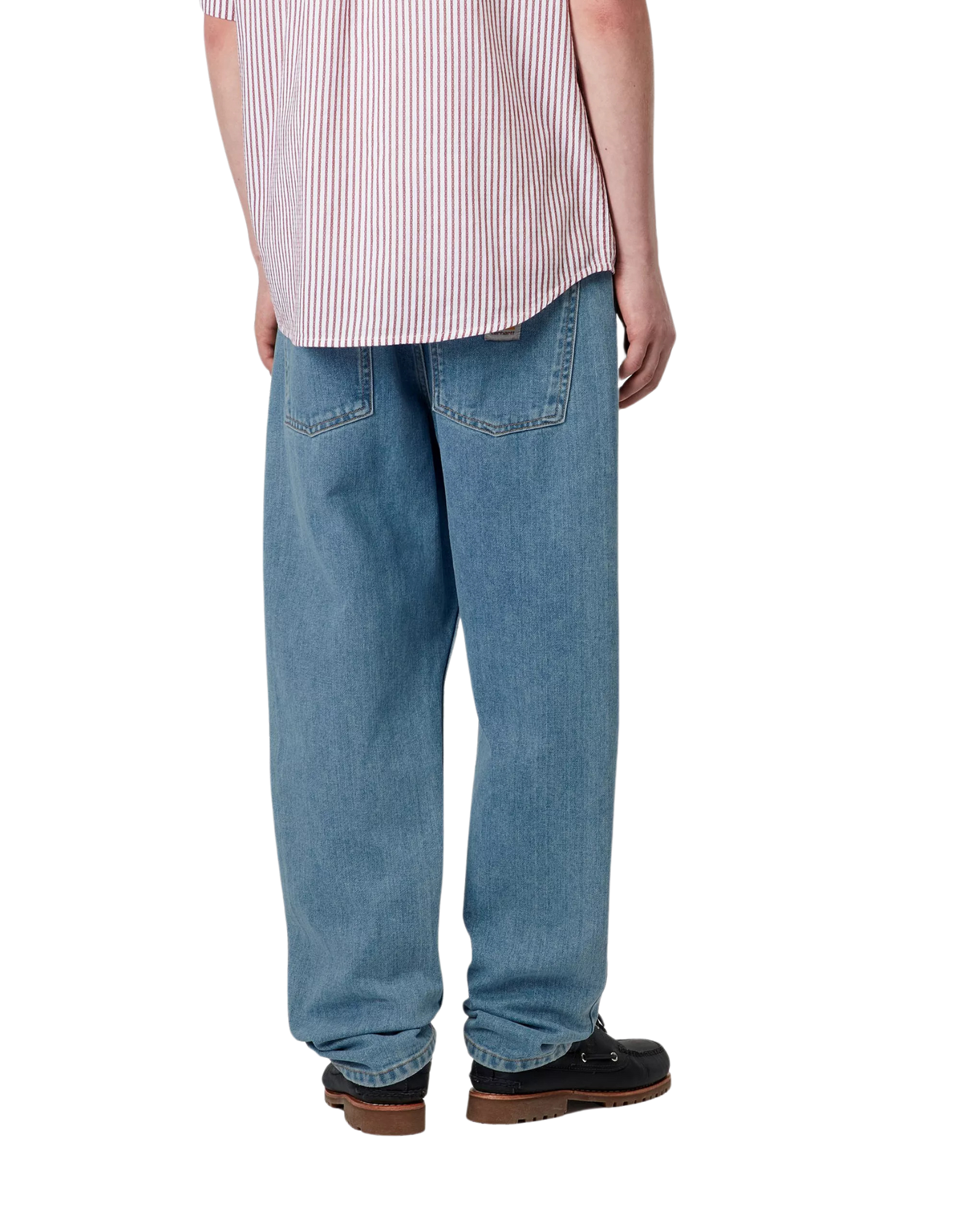 청바지 남자 i029208 0112 Newel Pant Blue Stone 표백 CARHARTT WIP