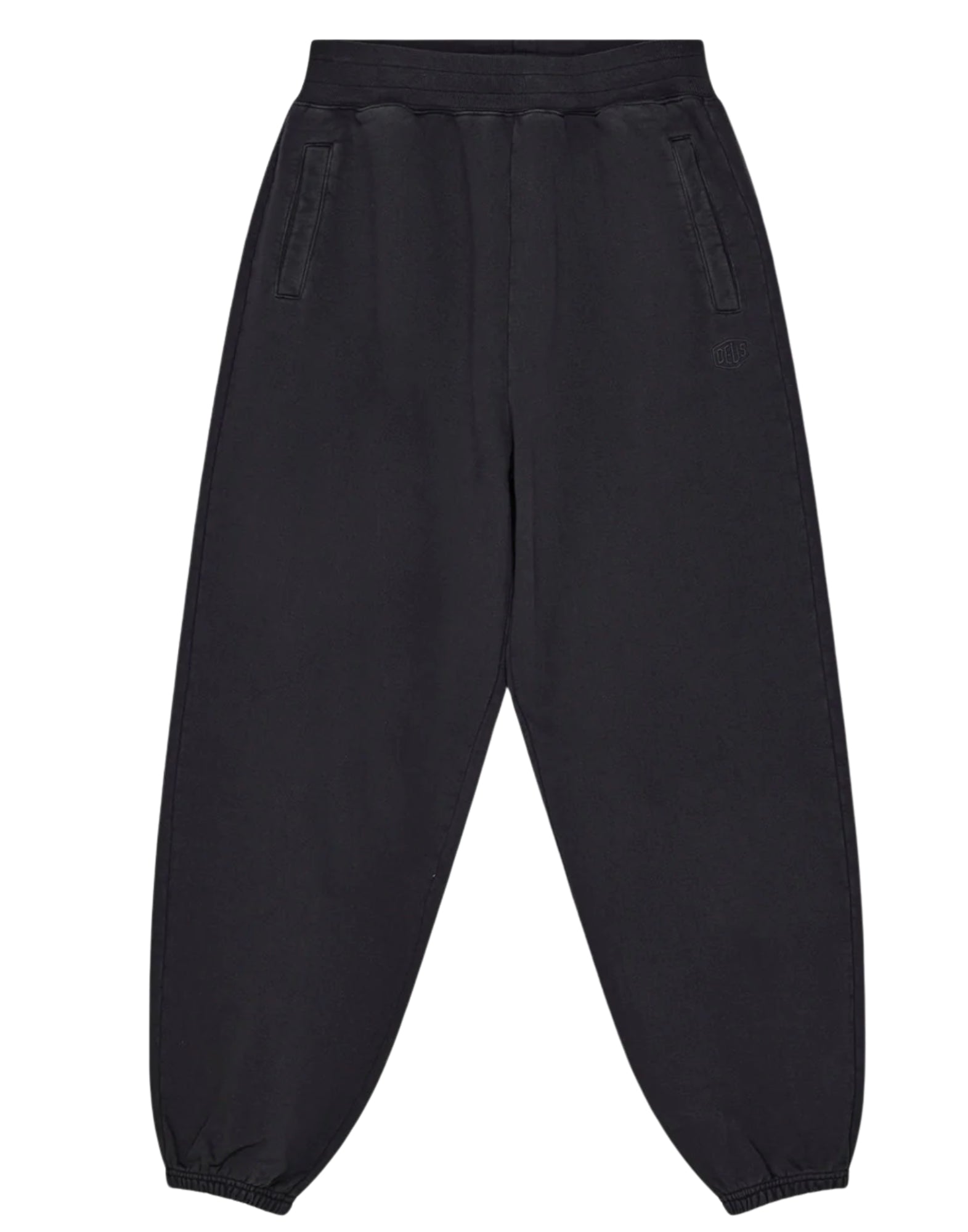 DMF254464 BLACK DYED TRACK PANT - Pantaloni - Deus Ex Machina