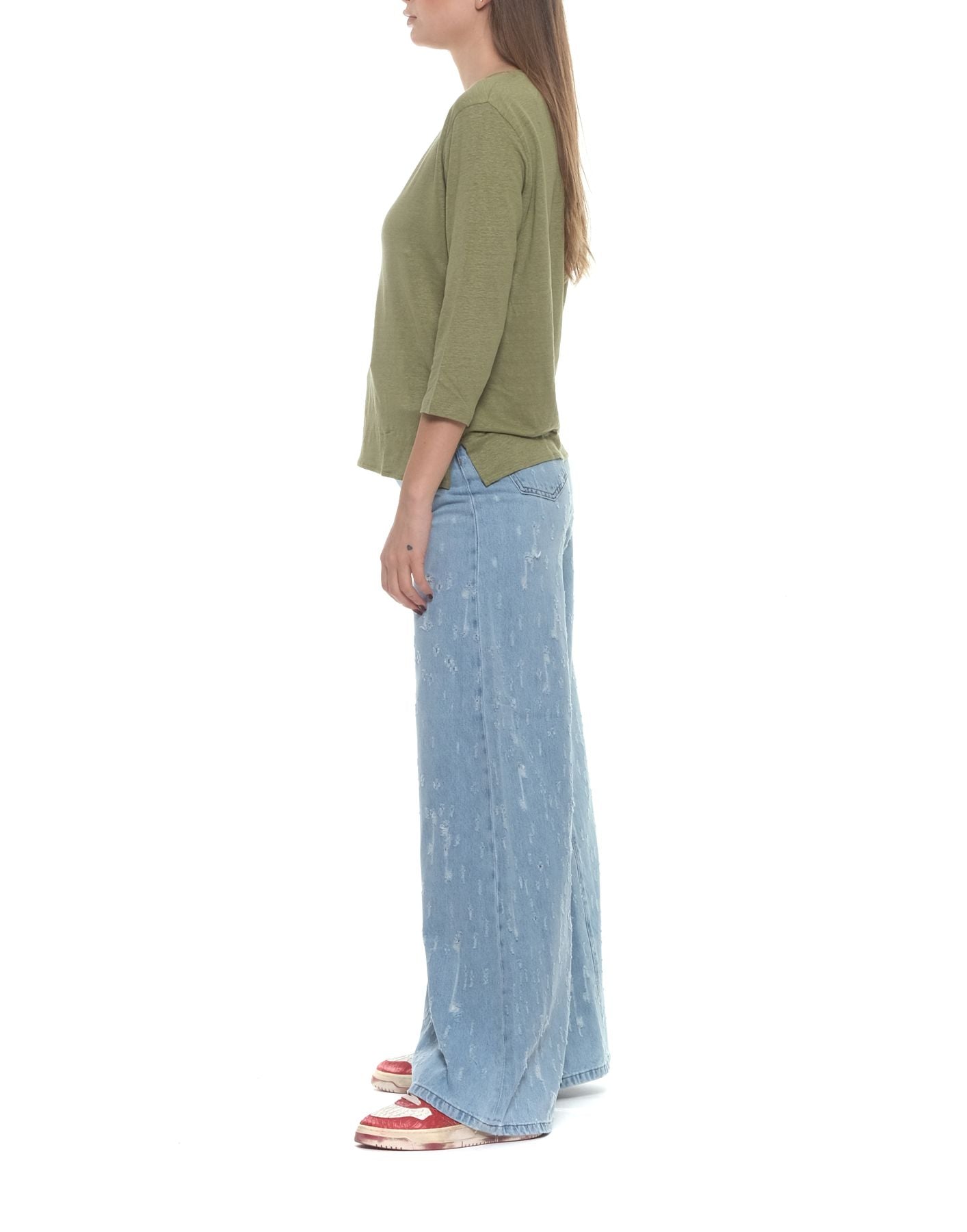 T-shirt woman M011-FTS598 155 Majestic Filatures