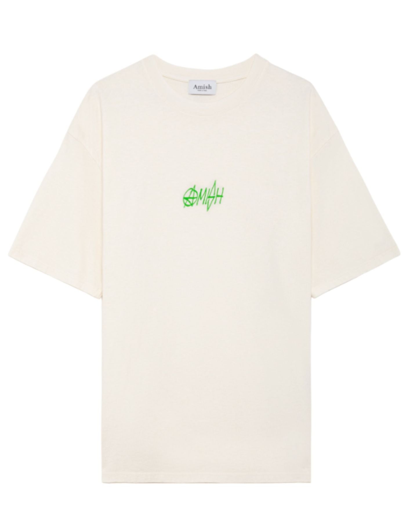 티셔츠 맨 AMU078CE681772 흰색 Amish