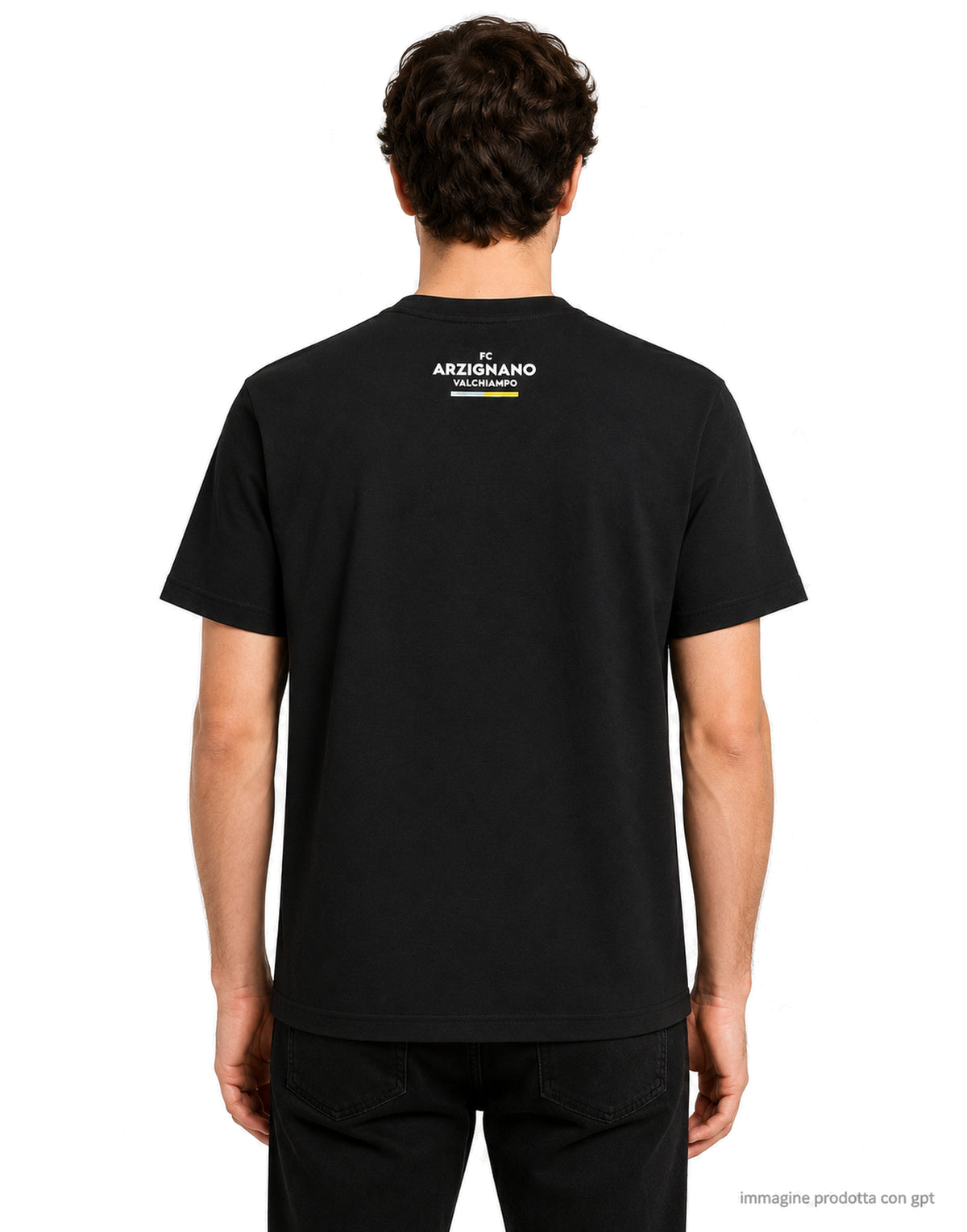 T-shirt uomo manica corta premium Black