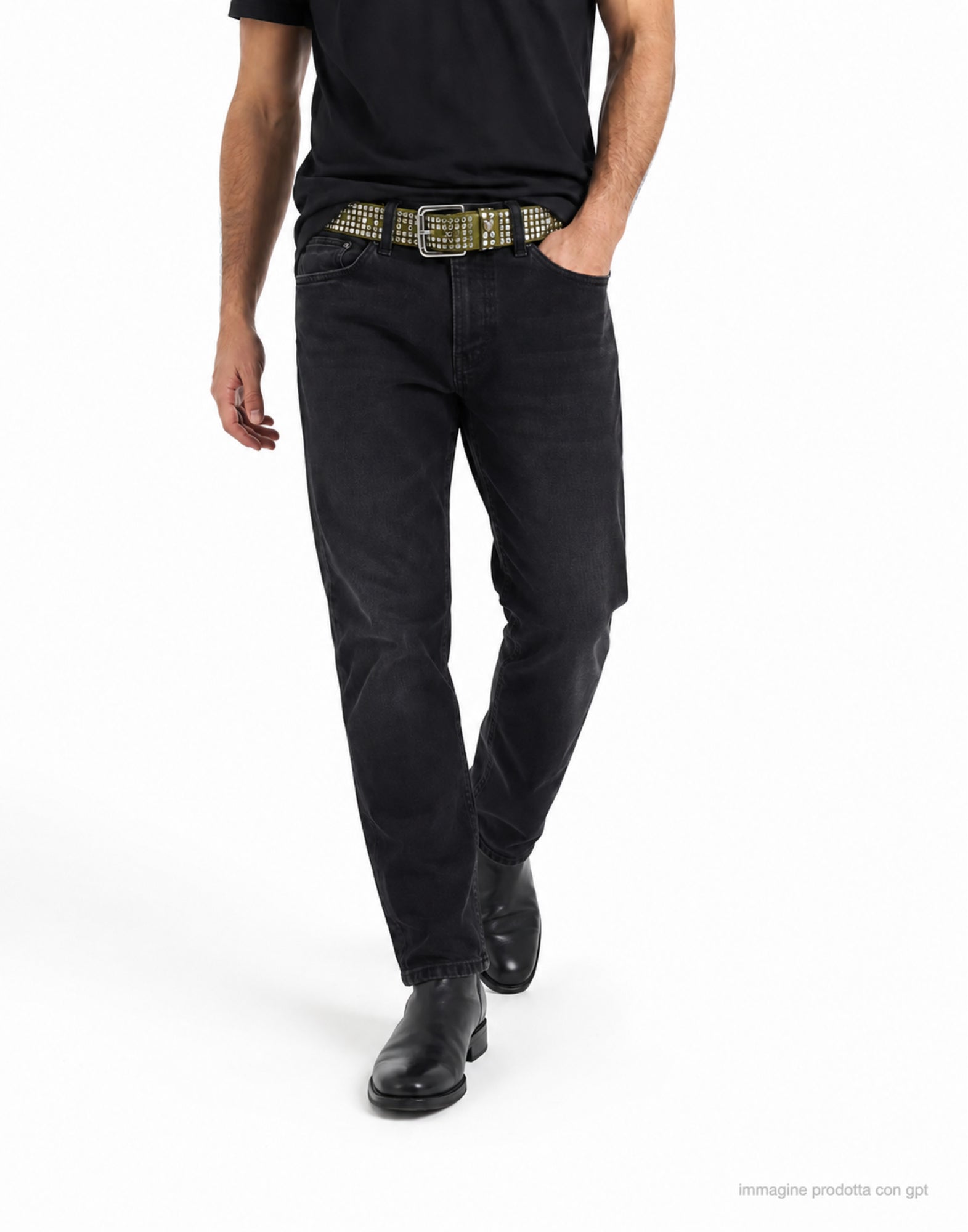 5000 Studs color belt Olive