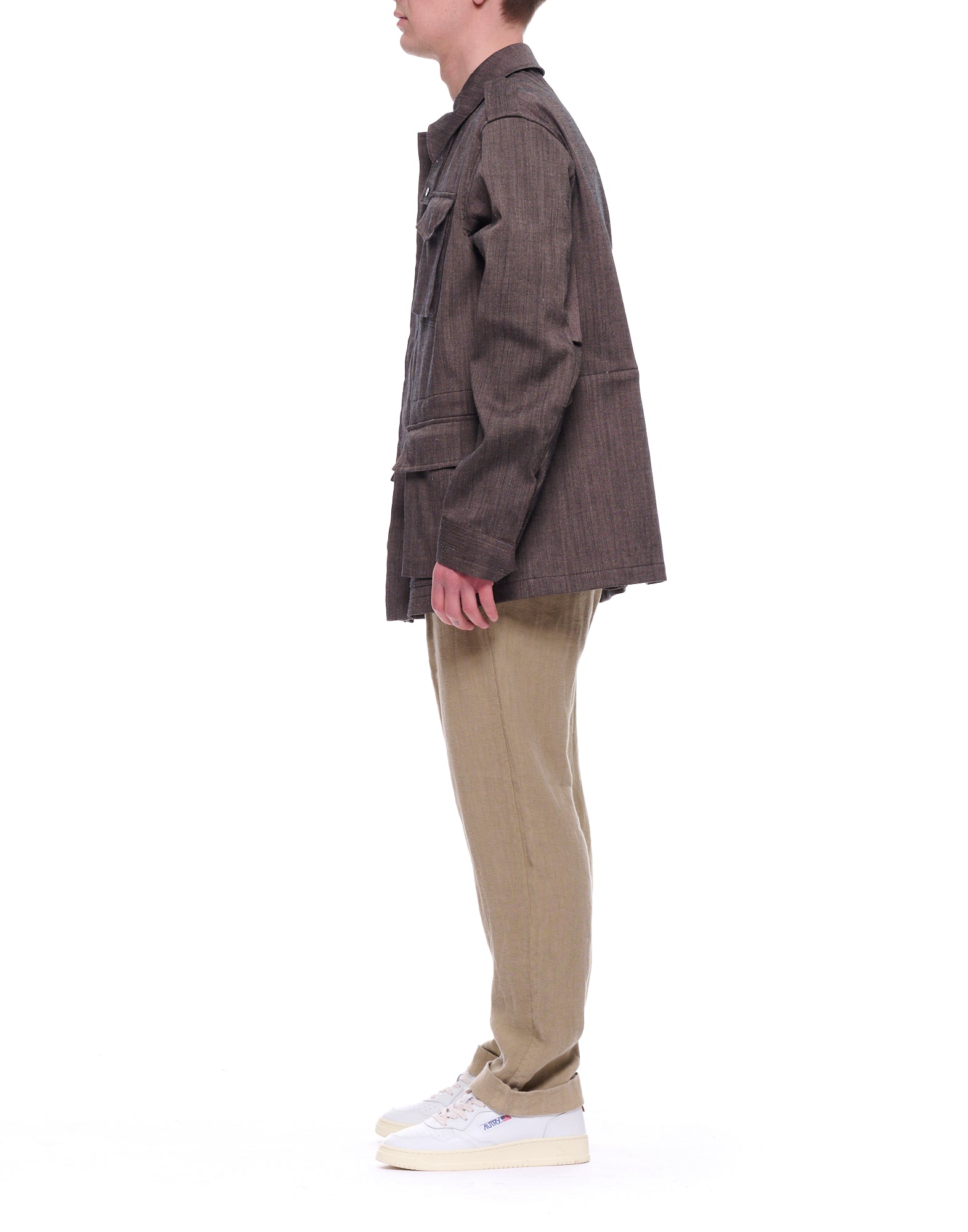 Hevò Men’s Jacket Rignano S Brown Regular Fit Made in Italy 115 RIGNANO S L748 1015