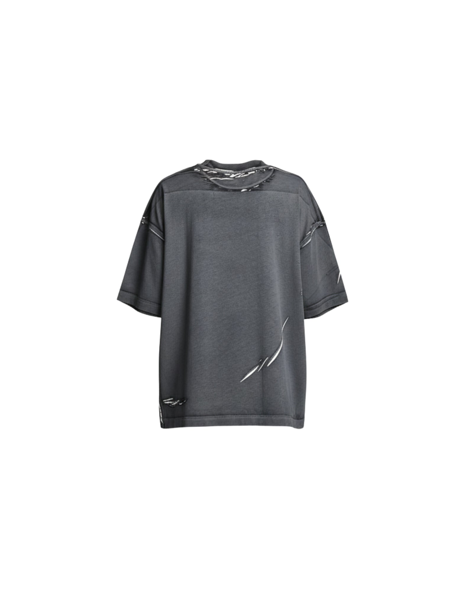 COSTA GREY/BLACK OVERSIZED T-SHIRT - T-Shirt e Polo - PAURA