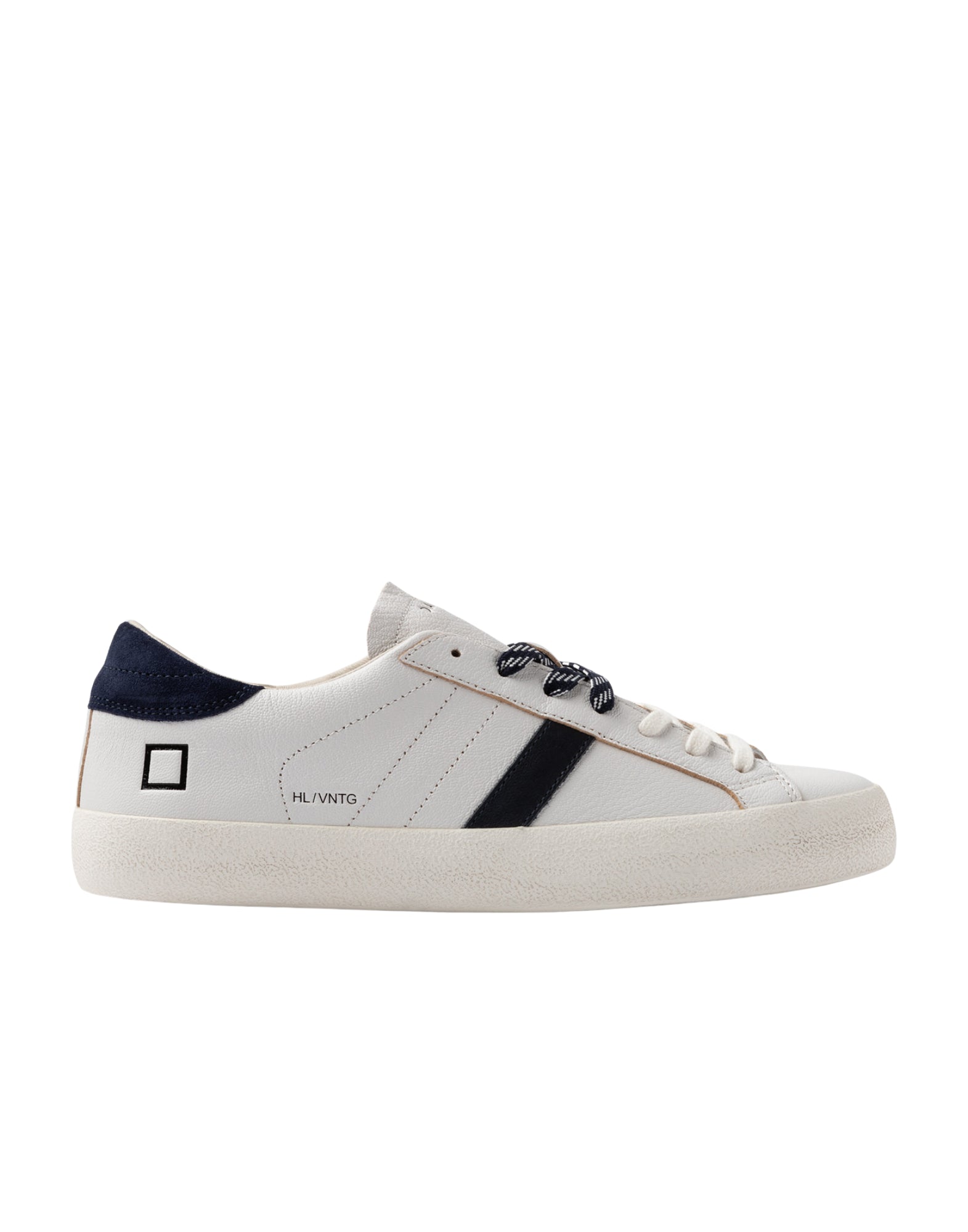 D.A.T.E. Hill Low Men’s Sneakers Natural White Blue M441-HL-NT-WL
