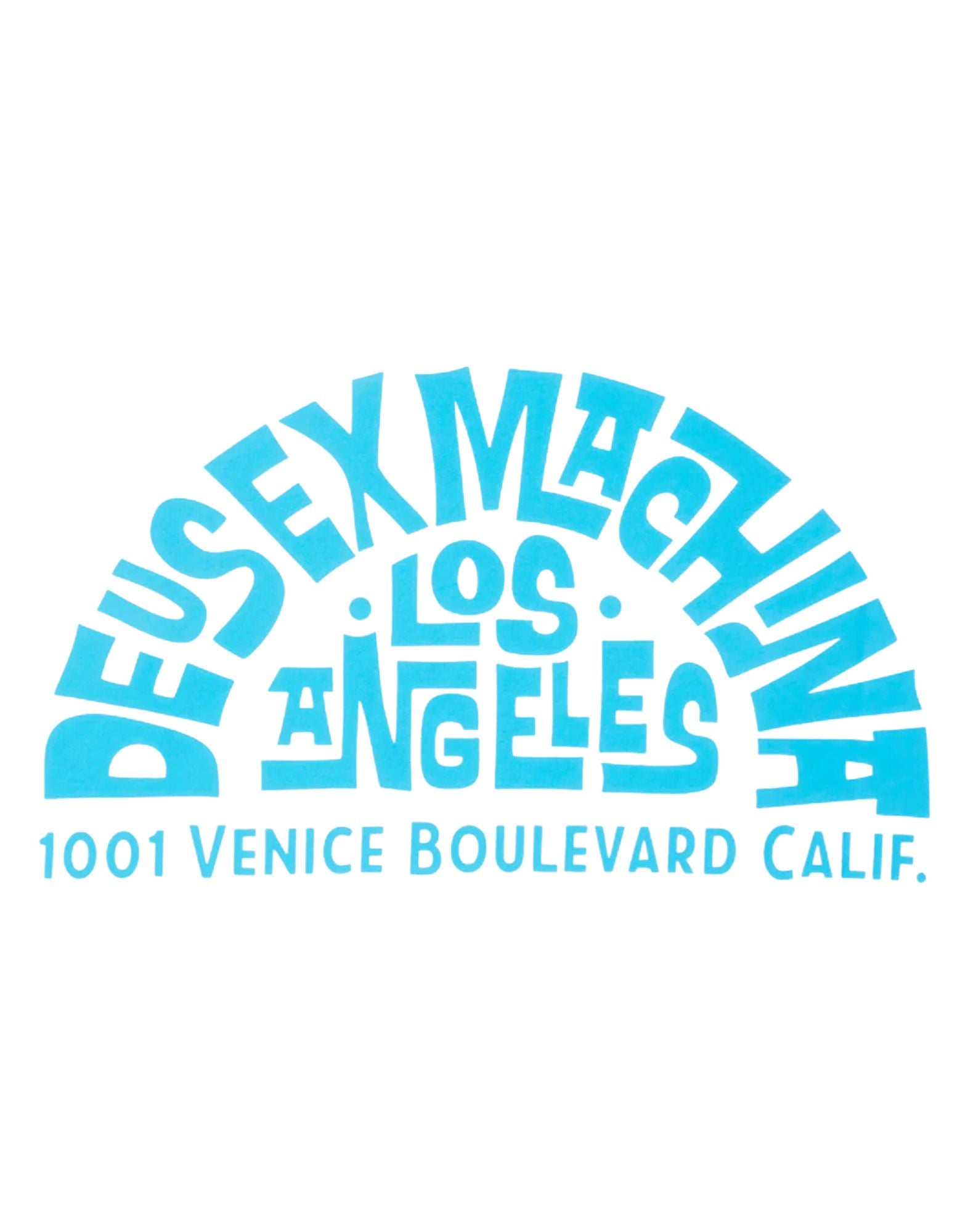 Deus Ex Machina Los Angeles Address Tee Vintage White Loose Fit Men’s D261MTS574010 VIN. WHITE