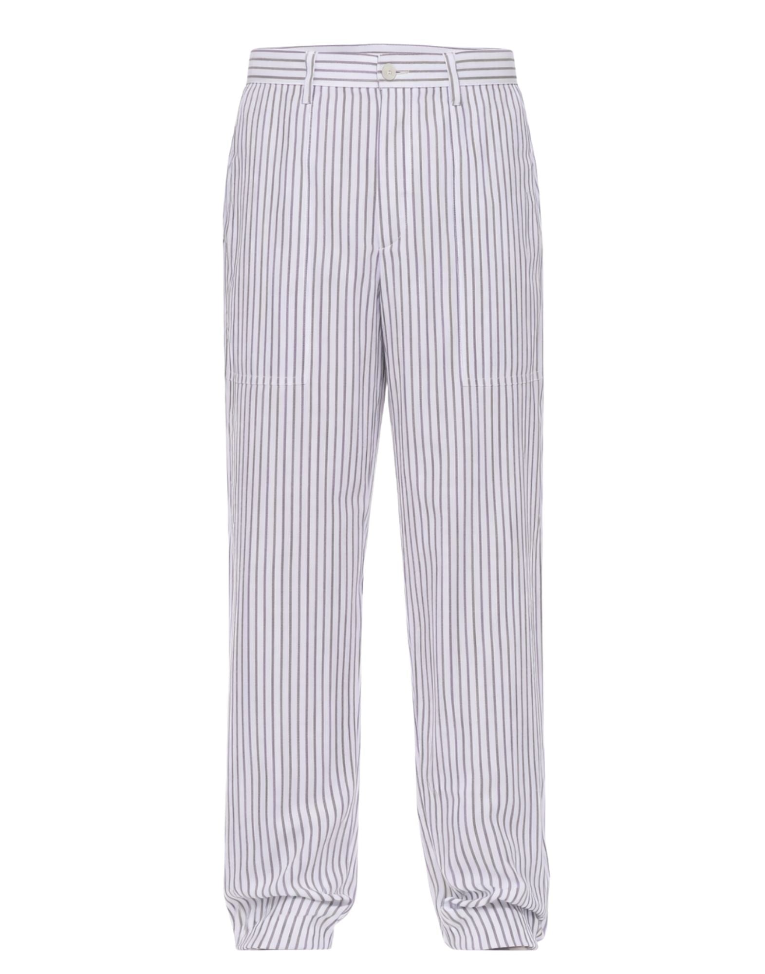 Cellar Door Zac Men’s Cotton Striped Pants Multicolor Regular Fit Made in Italy 110656BL C319 101 ZAC UOMO
