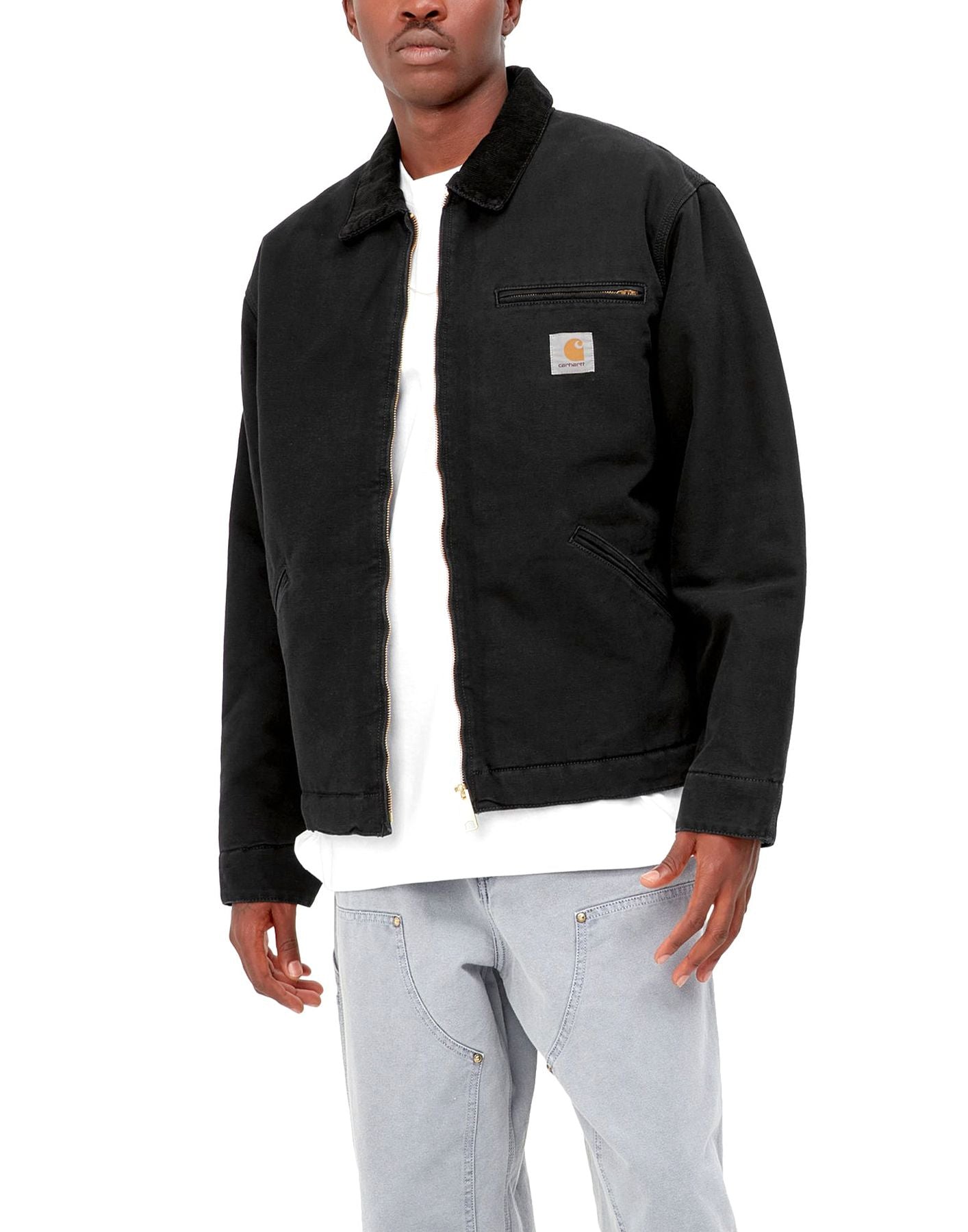 Jacket man I027358 00E3K OG DETROIT BLACK AGED  CARHARTT WIP