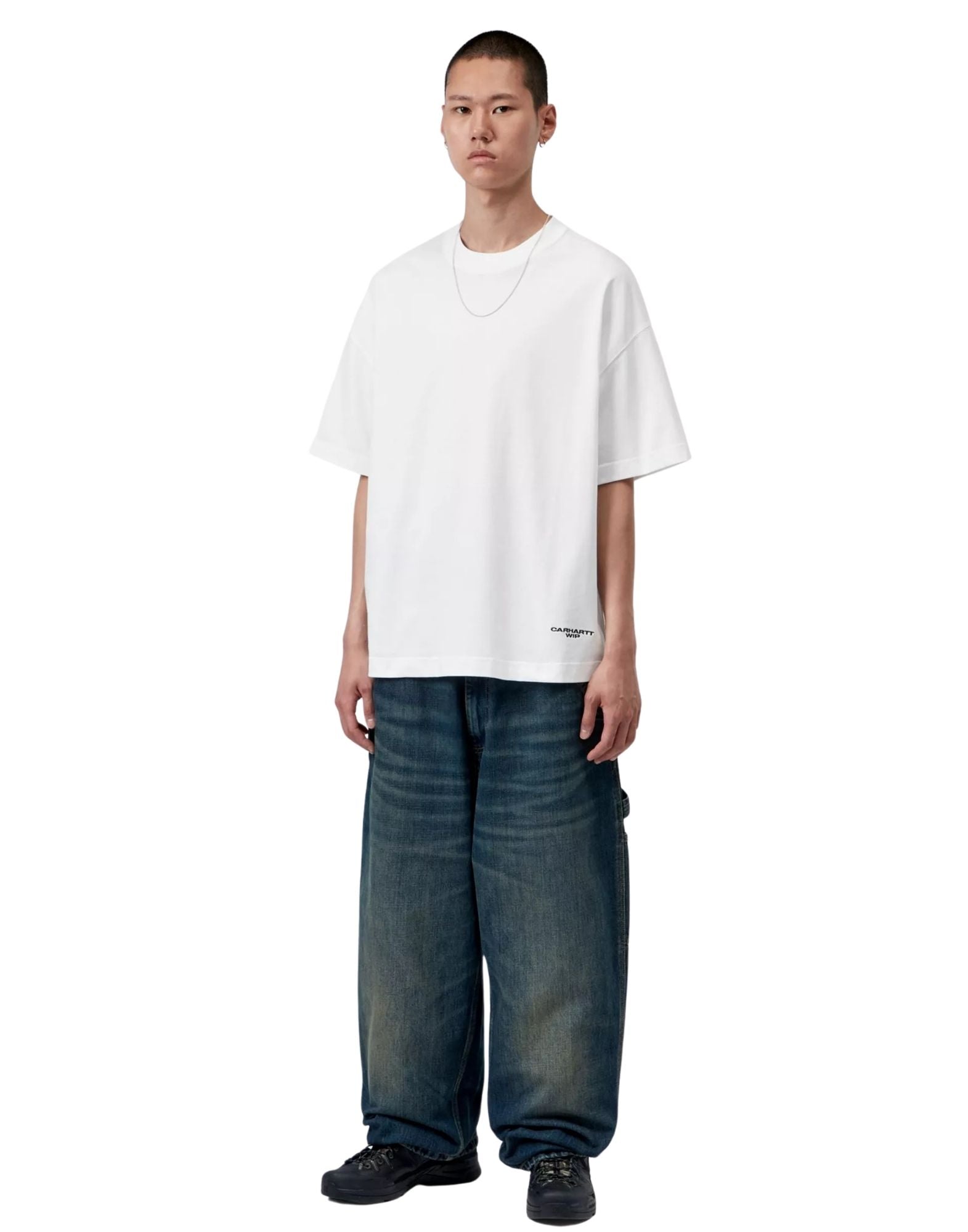 T-shirt « S/S Chapter Script » blanc / noir