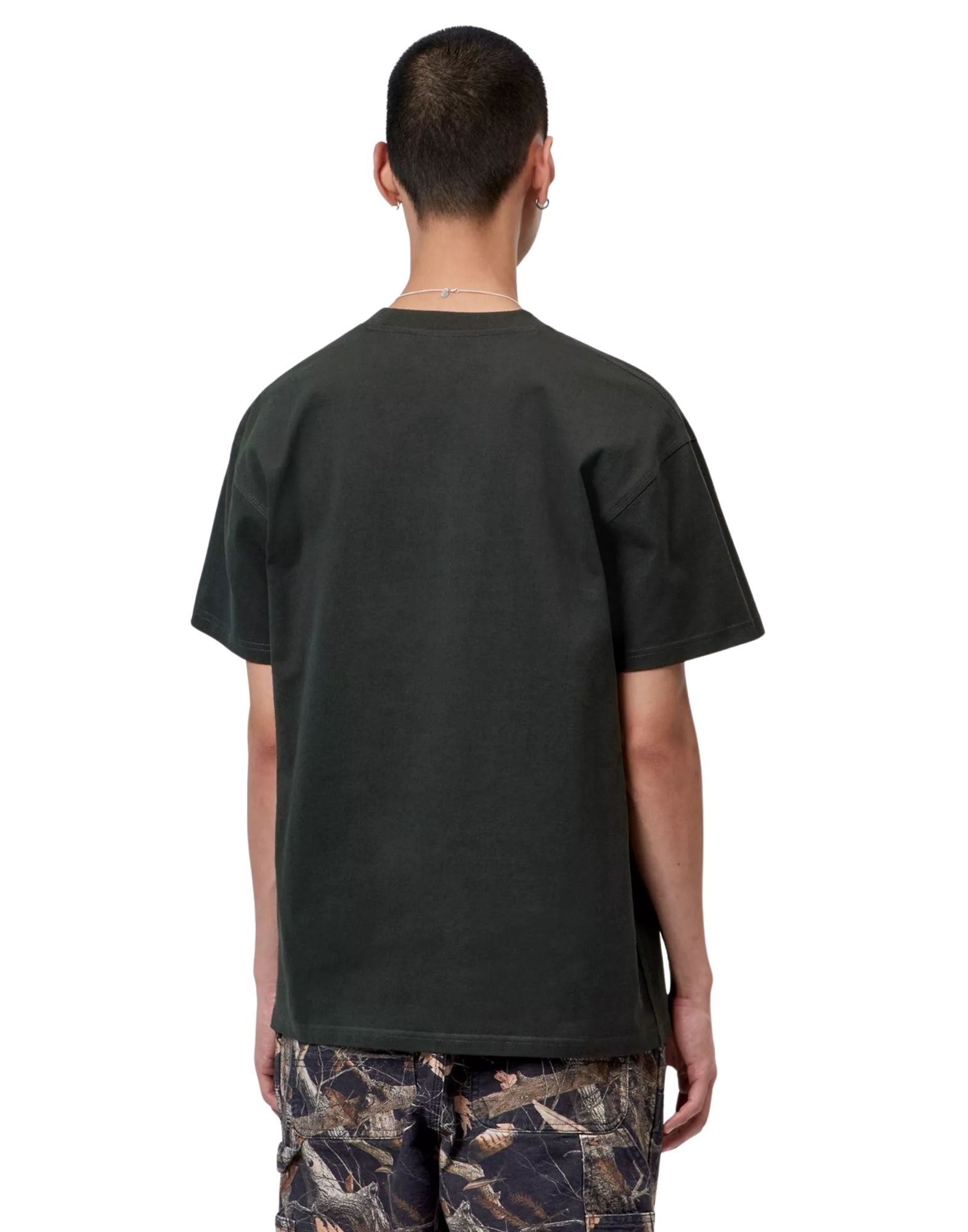 T-shirt « American Script » en coton, couleur Raven