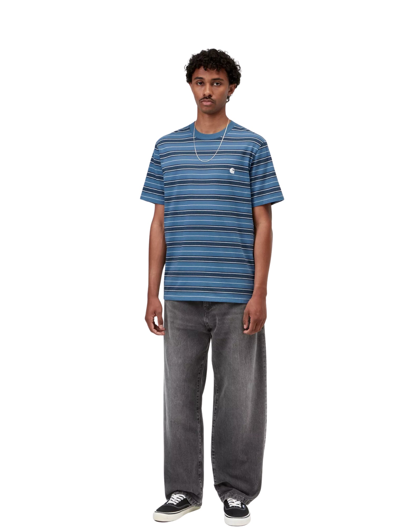 Landon Pant Black marble used wash